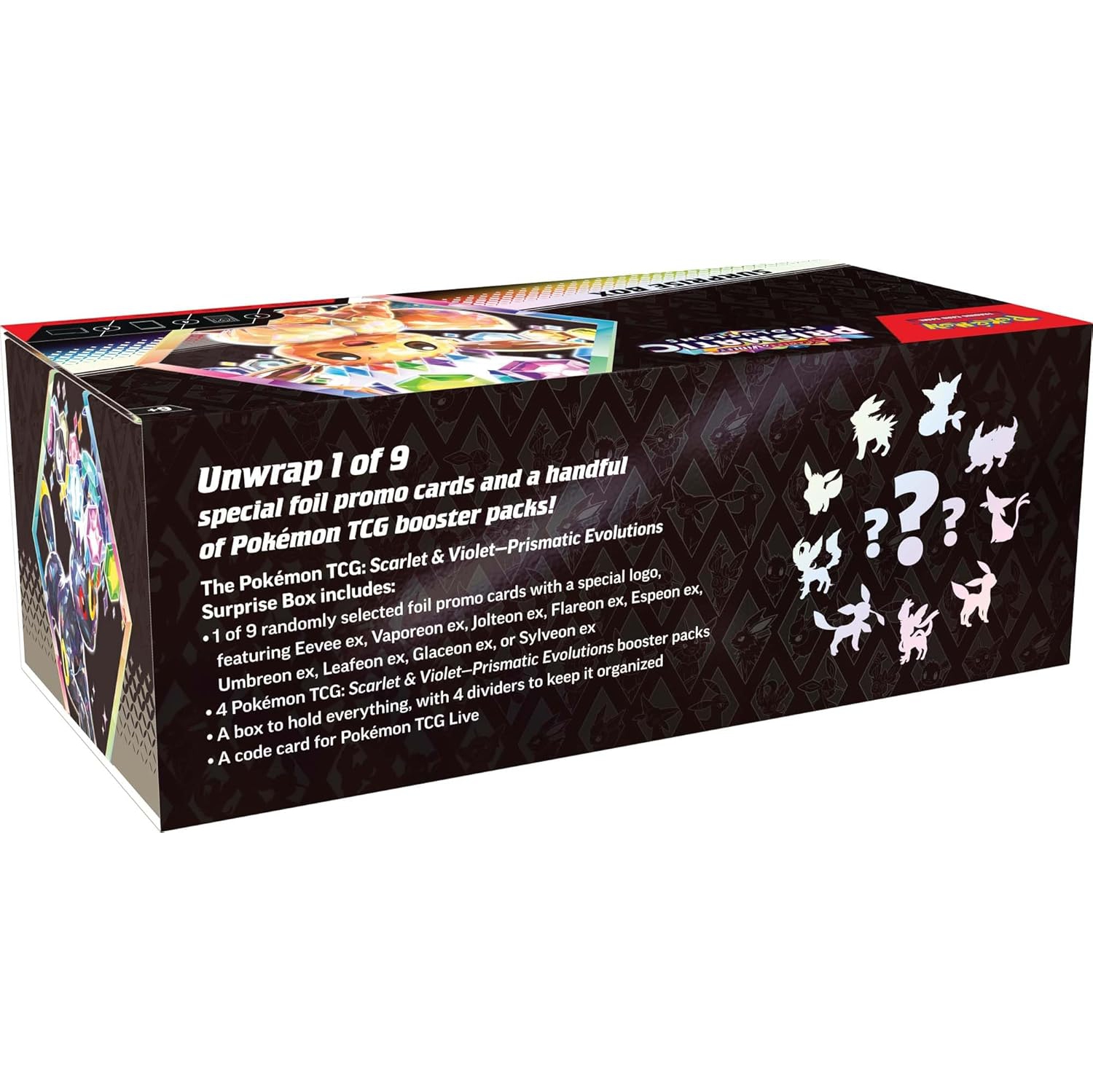 JCC Pokémon&nbsp;: Scarlet & Violet – Boîte surprise Prismatic Evolutions