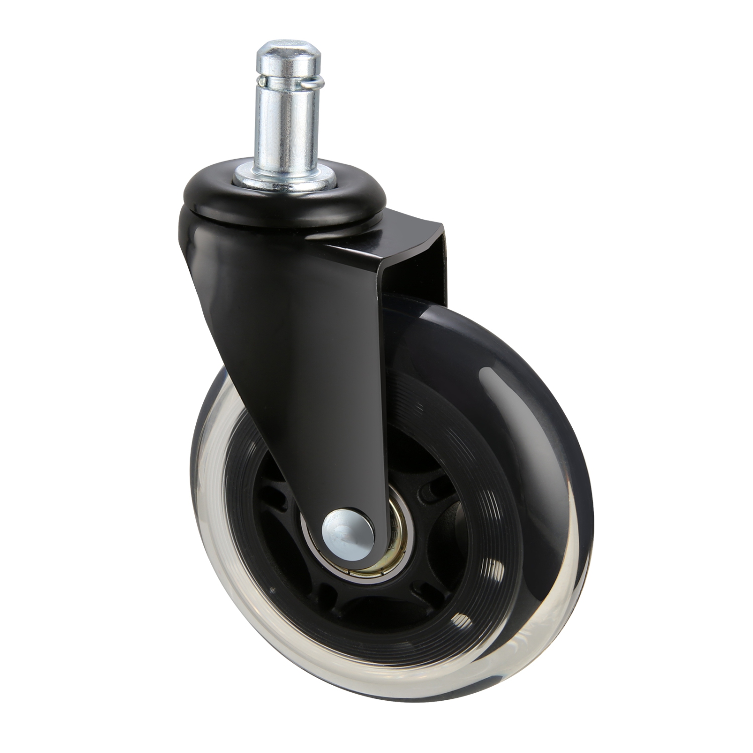 Roulettes de chaise de bureau VEVOR, ensemble de 5, roulettes de rechange 3&nbsp;po pour planchers en bois dur et tapis, roulettes robustes pour