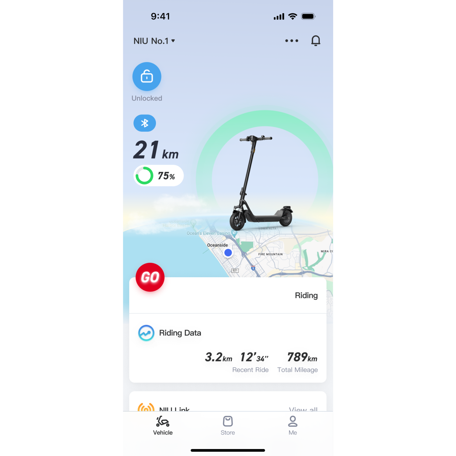 NIU - Trottinette électrique pliable KQI 100F avec plage de fonctionnement maximale 29&nbsp;km, sortie de crête 600&nbsp;W , vitesse maximale