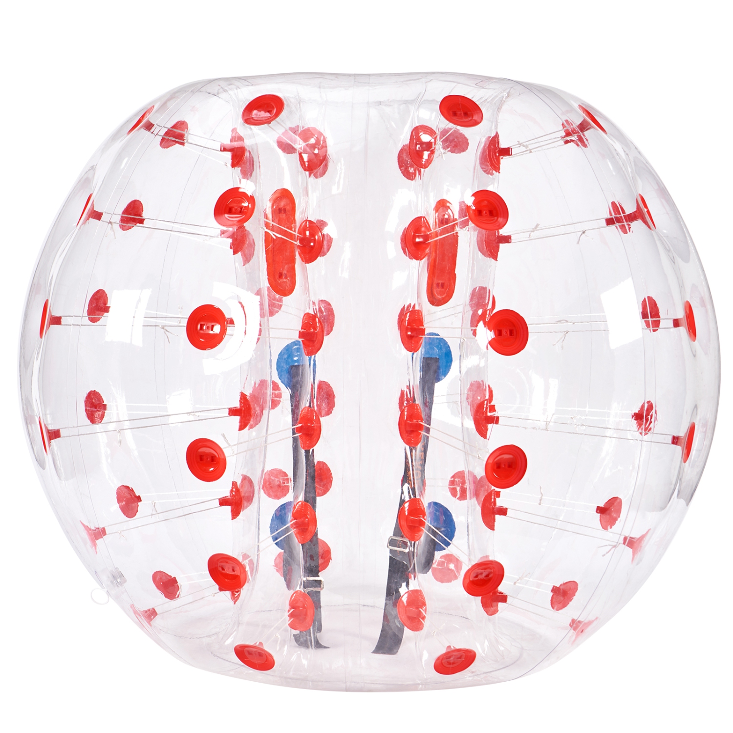 VEVOR 5FT/1.5M Inflatable Bumper Ball 1-Pack, Body Sumo Zorb Balls for Teen & Adult, 0.8mm PVC Human Hamster Bubble Balls for Team Play, Bumper