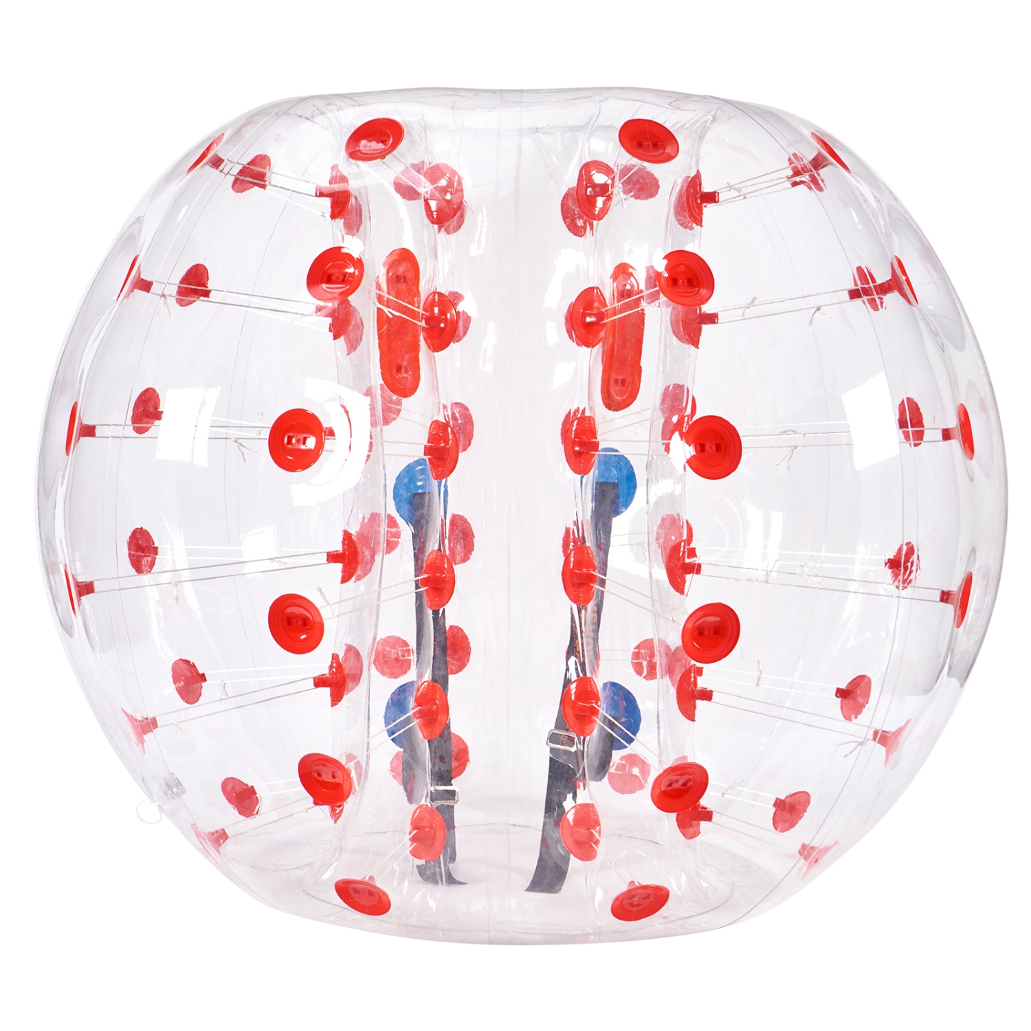 VEVOR 5FT/1.5M Inflatable Bumper Ball 1-Pack, Body Sumo Zorb Balls for Teen & Adult, 0.8mm PVC Human Hamster Bubble Balls for Team Play, Bumper