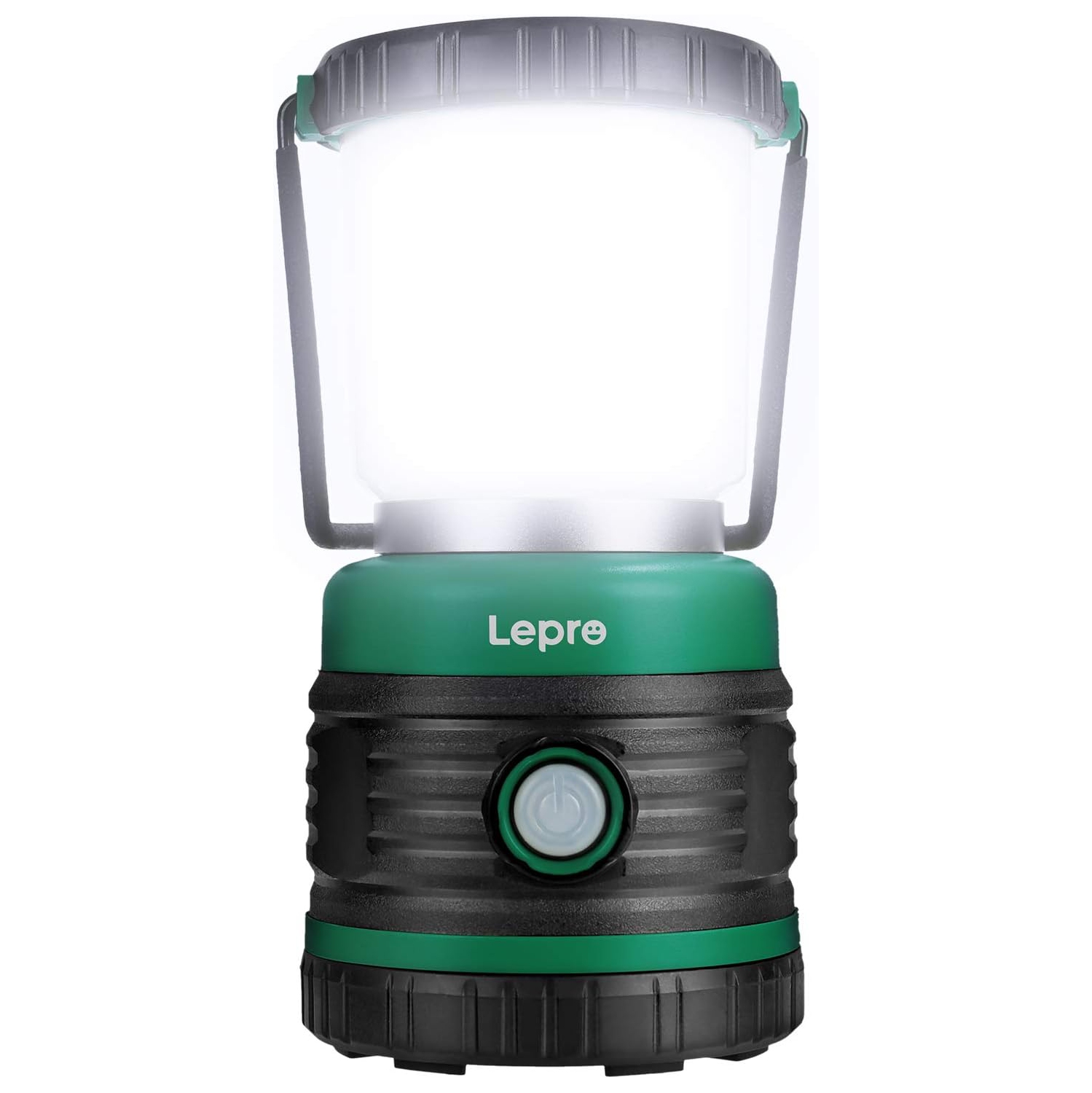 Lanterne de camping 1500&nbsp;lm, lampe de camping étanche très lumineuse IPX4 avec 4 modes d'éclairage, lampe de poche à piles 3 D pour la