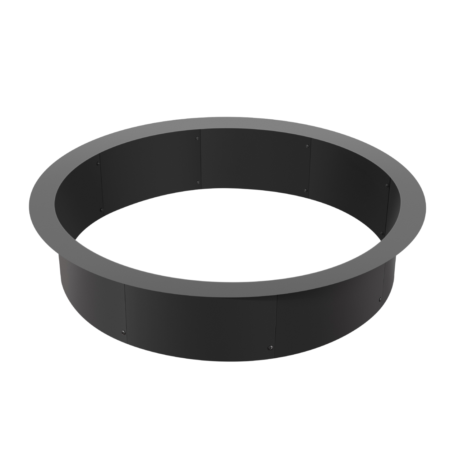 VEVOR 40-Inch Outer/36-Inch Inner Diameter, Fire Pit Ring, 10inch Height 2.5mm Thick Fire Pit Insert, Heavy Duty Carbon Steel Liner DIY Campfire Ring