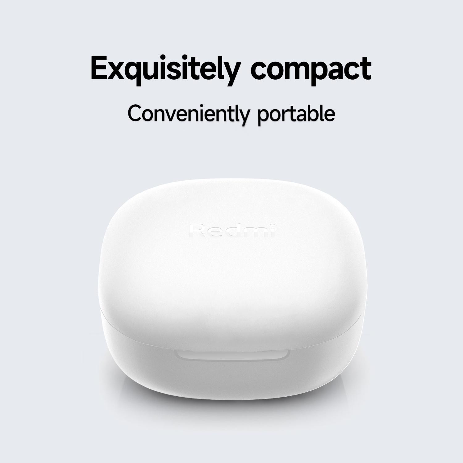 Xiaomi Redmi Buds 6 Play – True Wireless Earbuds with Deep Bass, 36-Hour Battery, IPX4 Water Resistance & Bluetooth 5.4, White