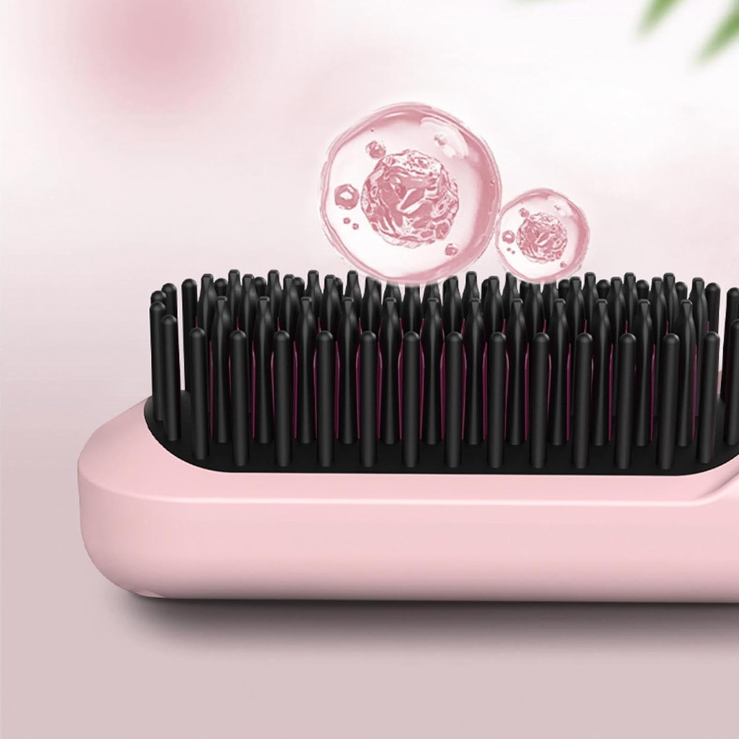 Travel Hairdresser - Cordless Straightening Comb Negative Ion Mini Hair Straightener 、USB Rechargeable, Compact Design, Dual Functions of