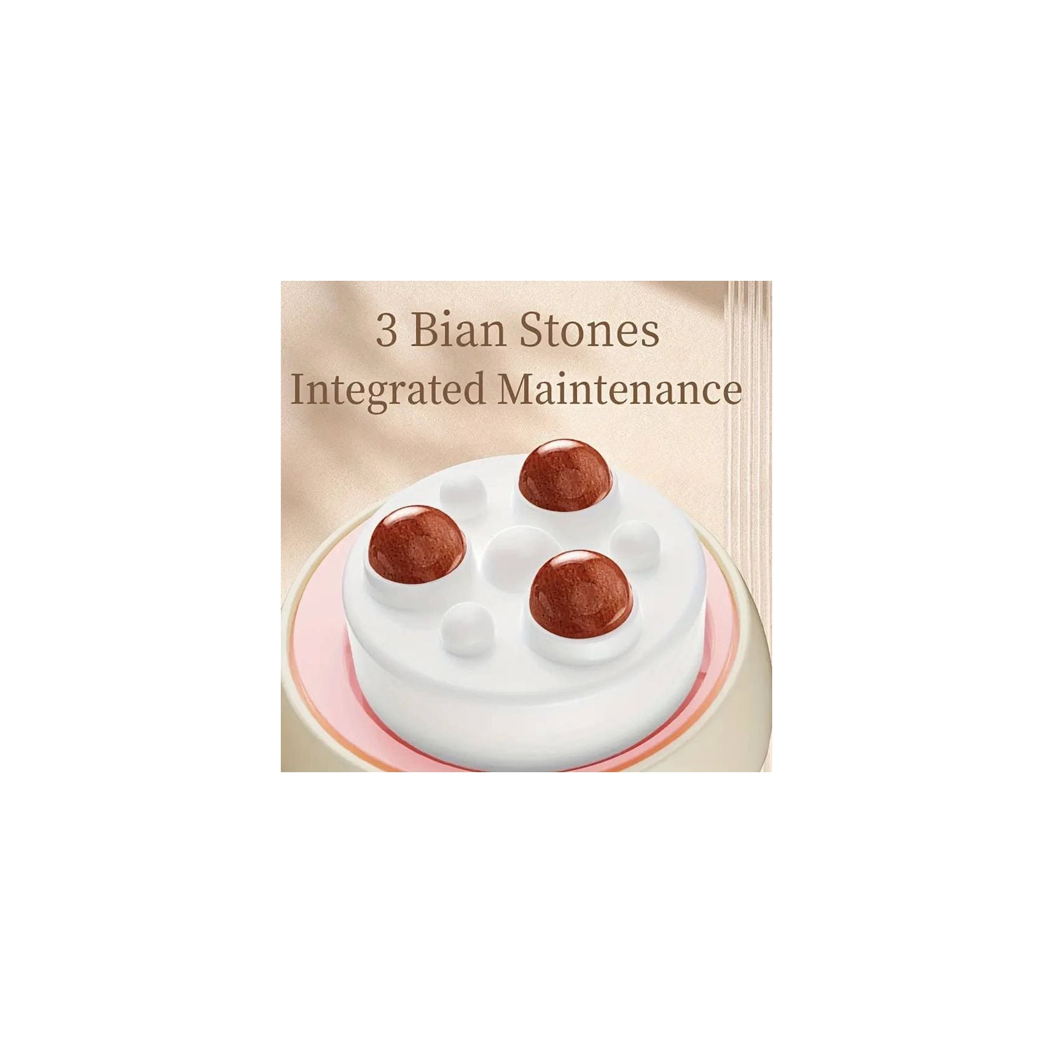 Intelligent red light Bianstone children's abdominal massager heating abdominal massager warm uterus warm abdomen dredge meridian physiotherapy