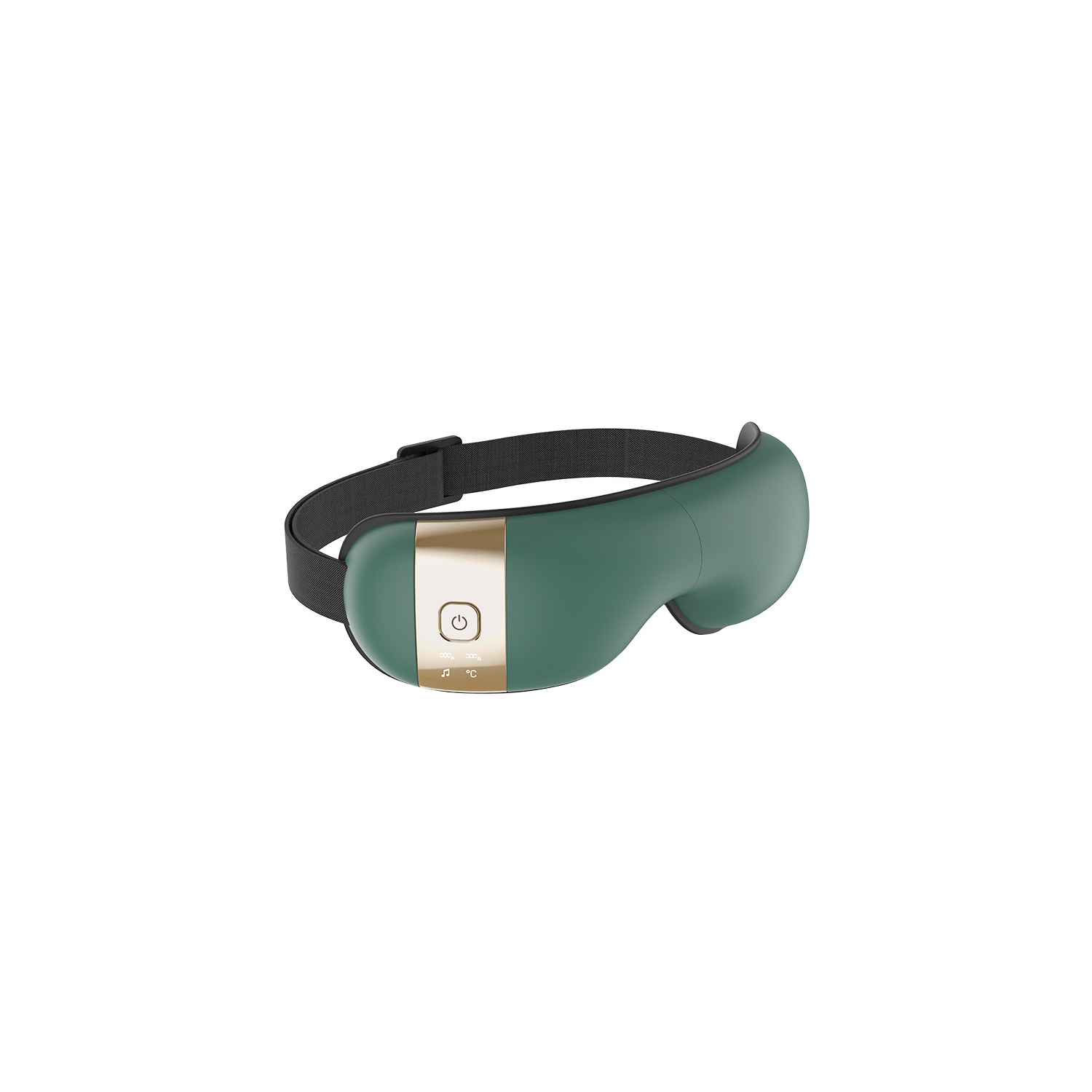 Eye massager with heating and vibration function │ Suitable for dry eyes, relieve eye fatigue, dark circles, eye bags, improve sleep——green