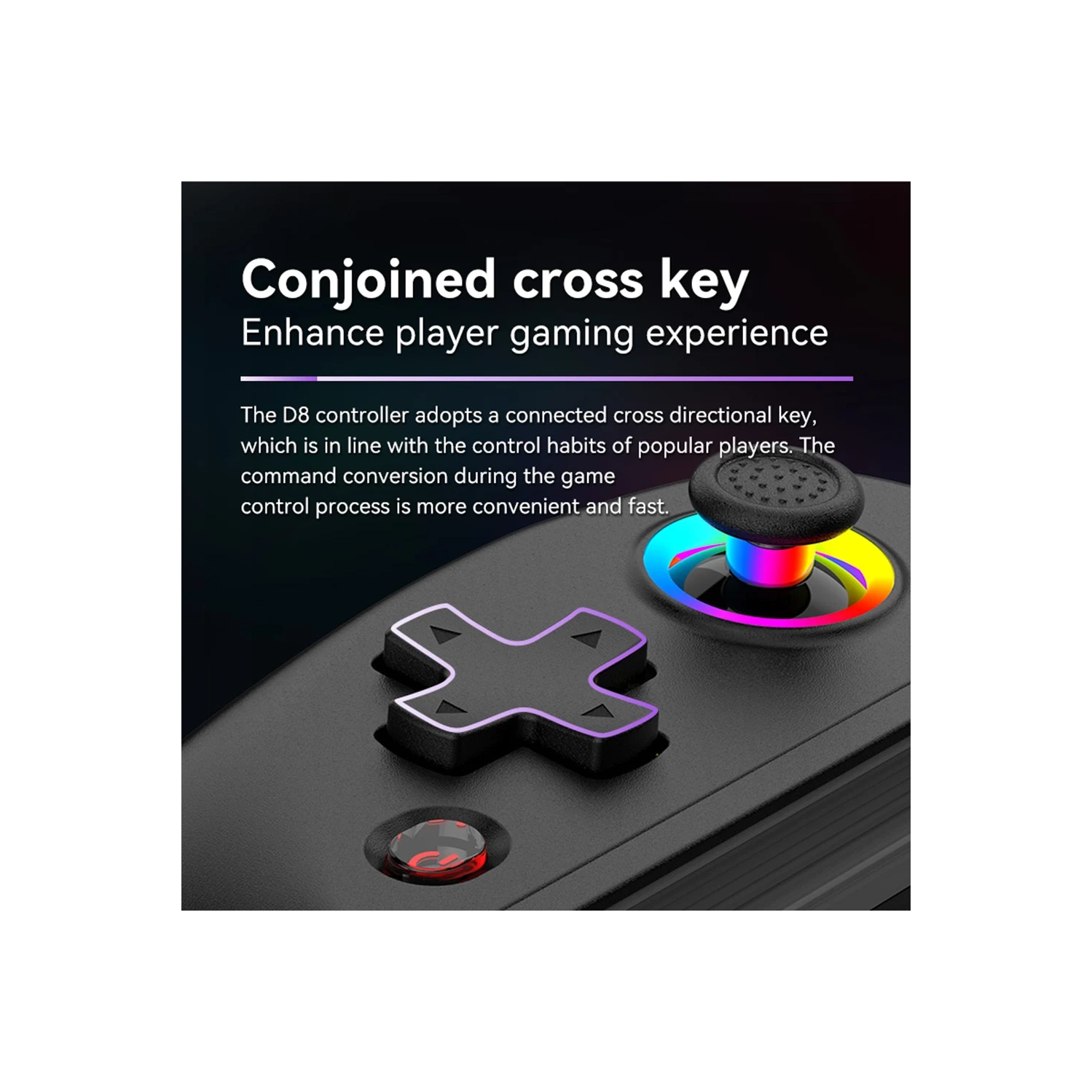 Wireless stretchable game console retractable game controller somatosensory vibration handle——Red and blue