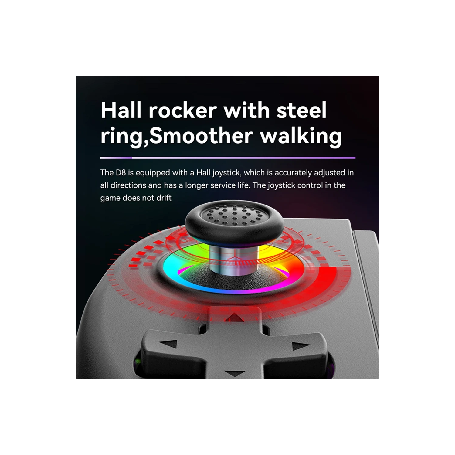 Wireless stretchable game console retractable game controller somatosensory vibration handle——Red and blue