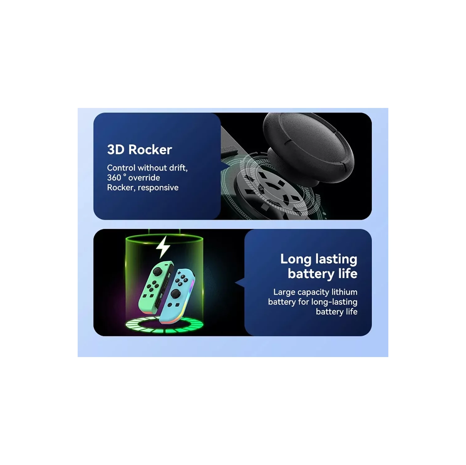 Manette de jeu Effet d'éclairage RVB coloré réveillant 5,2 Bluetooth vibration somatosensory——Rose vert