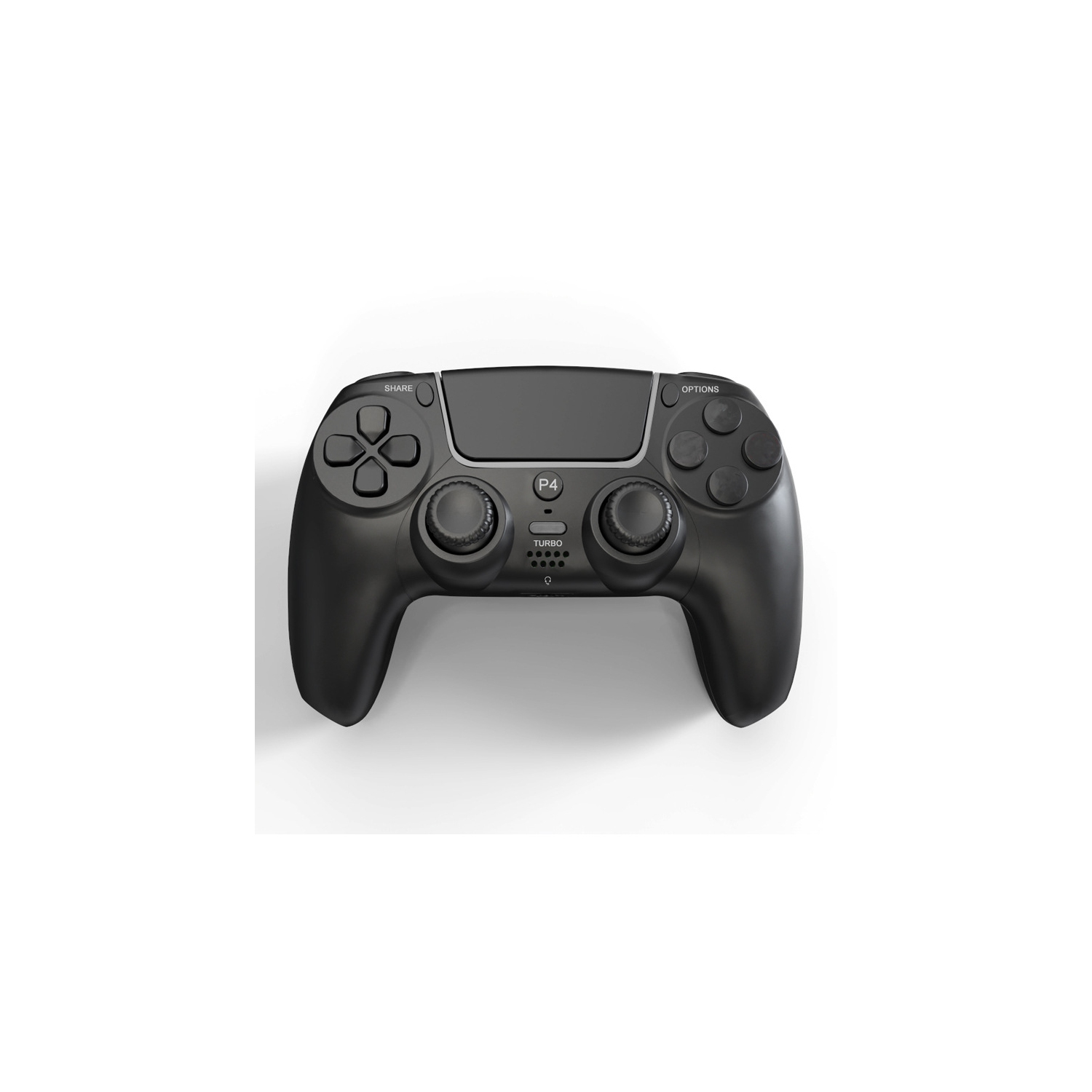 La manette de jeu P4 convient aux ordinateurs Bluetooth manette sans fil vibration manette de jeu PS4 — noir
