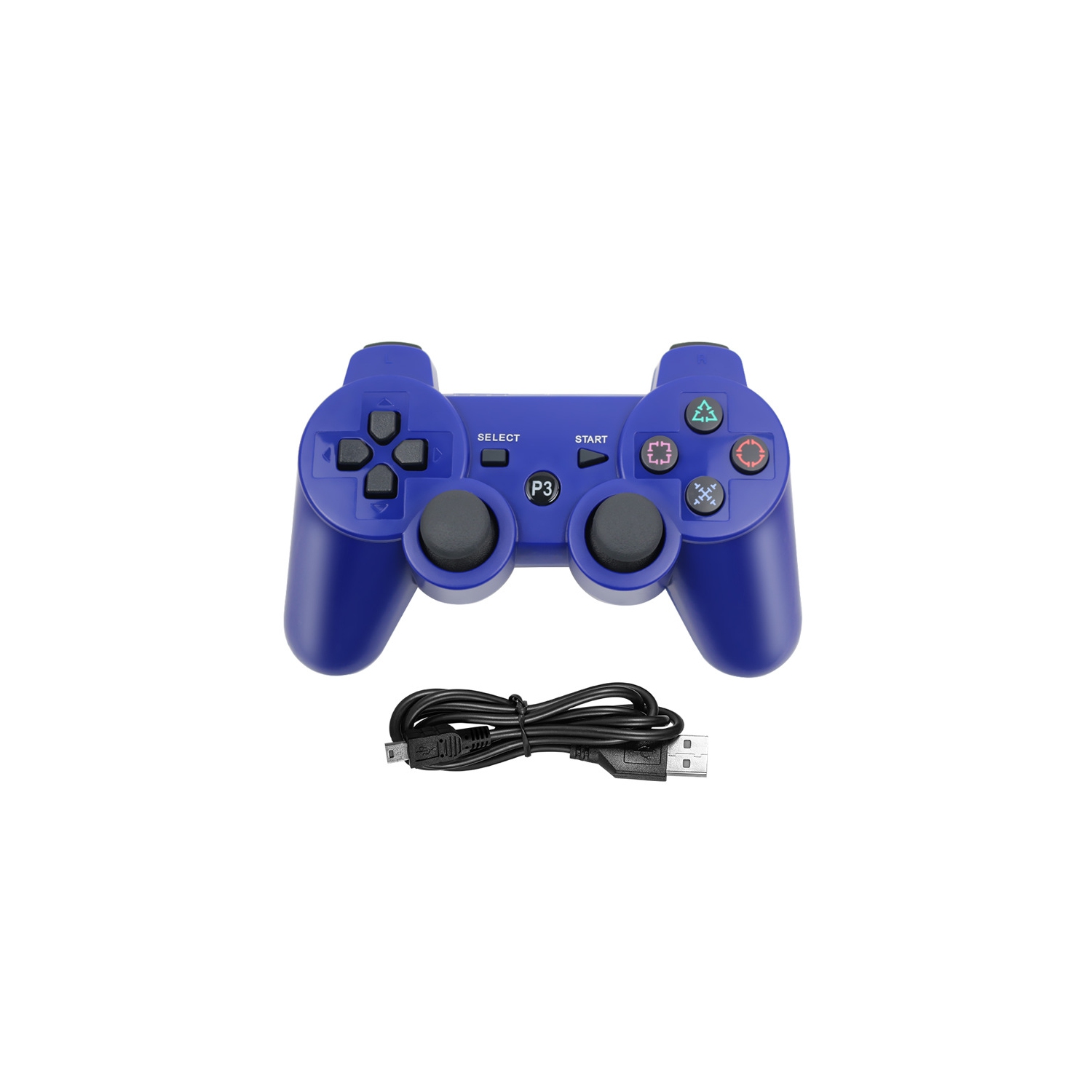 Manette sans fil Bluetooth sans fil Snowflake Key pour PS3
