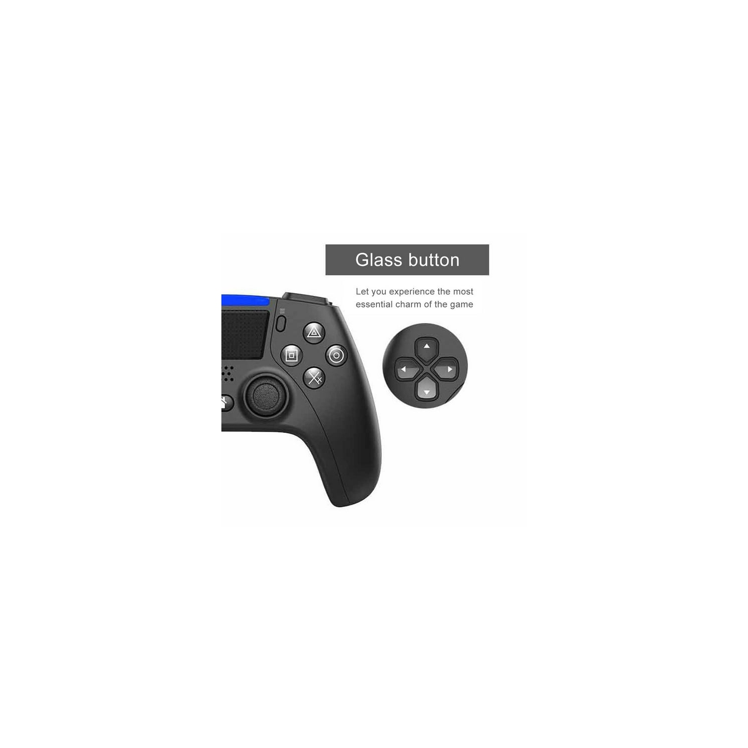 Manette de jeu sans fil Manette de jeu Vibration Haut-parleur intégré compatible Bluetooth