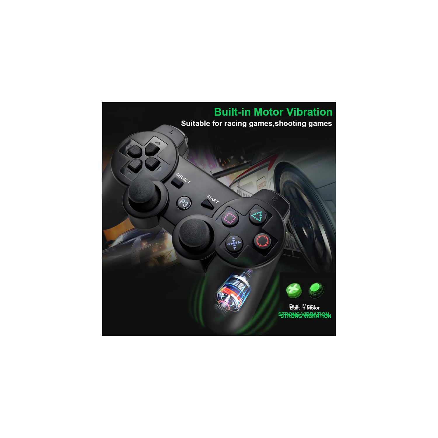 PS3 snowflake key wireless controller wireless bluetooth controller