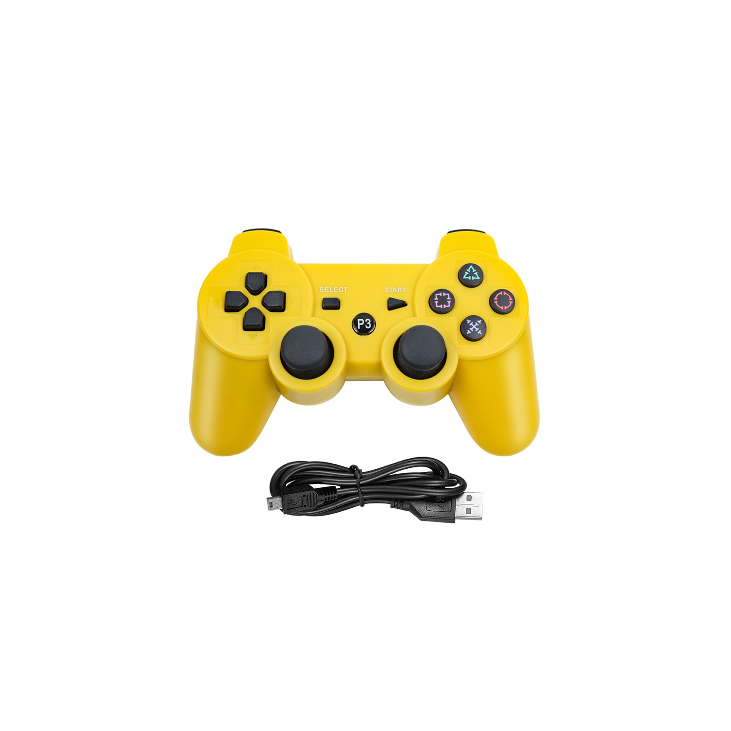 Manette sans fil Bluetooth sans fil Snowflake Key pour PS3
