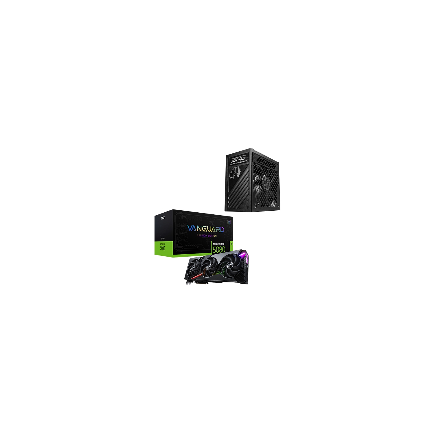 MSI GeForce RTX 5080 16G VANGUARD SOC + MAG A1250GL PCIE5 Bundle