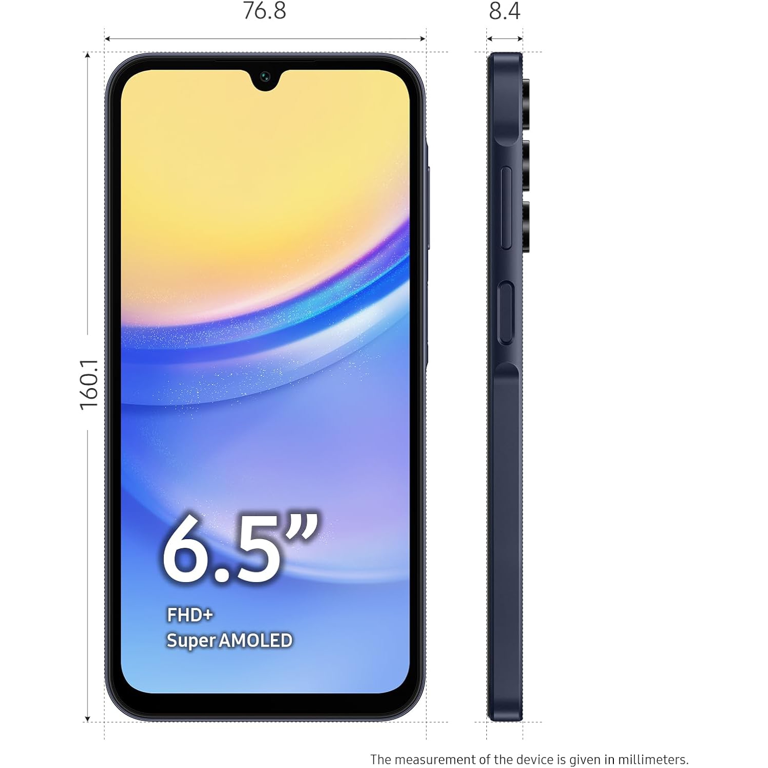 SAMSUNG Galaxy A15 5G 128GB, 6.5" 90Hz AMOLED, Octa-Core, 50MP Triple Camera, Black