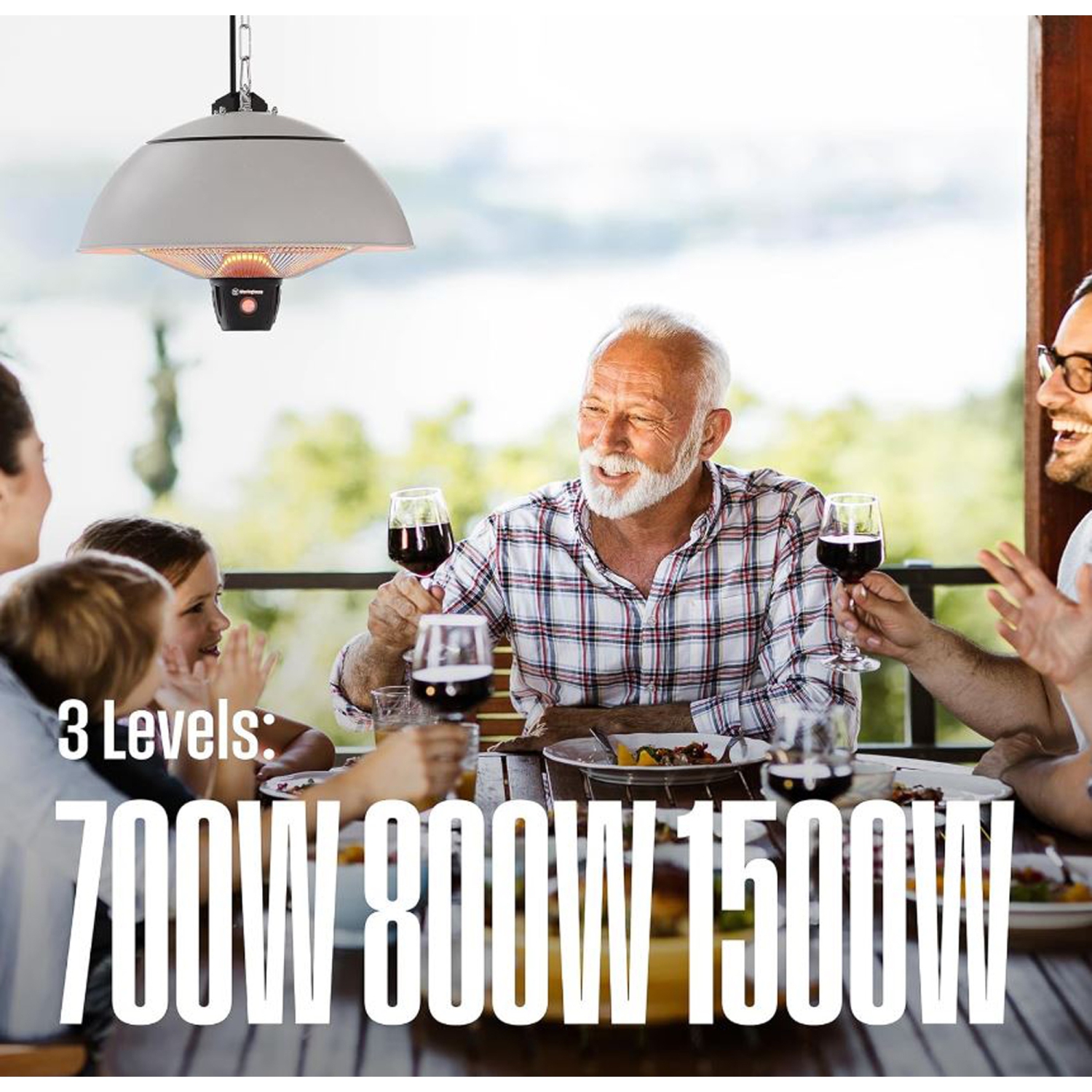 Westinghouse Infrared Electric Outdoor Heater - Hanging