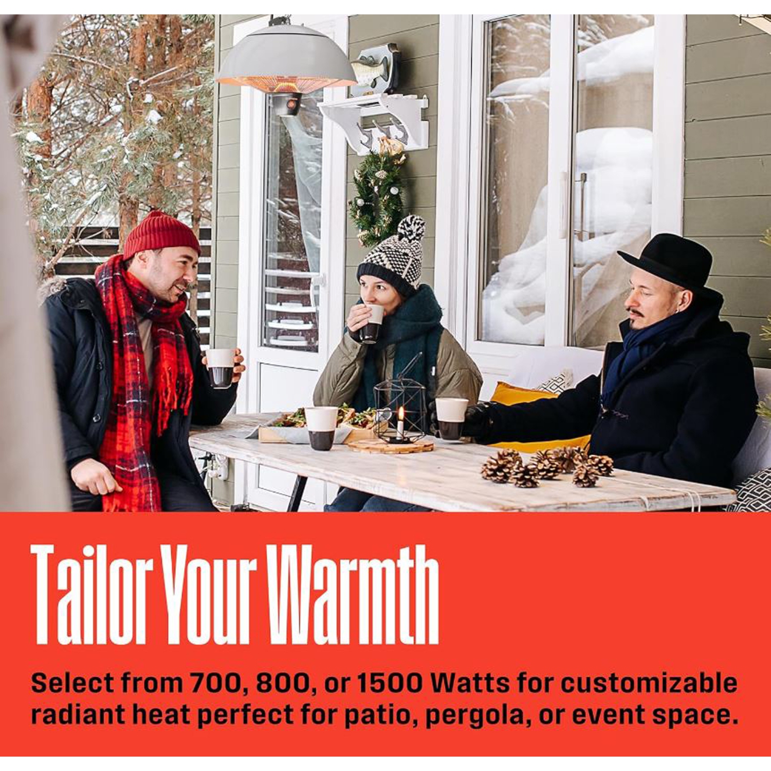 Westinghouse Infrared Electric Outdoor Heater - Hanging