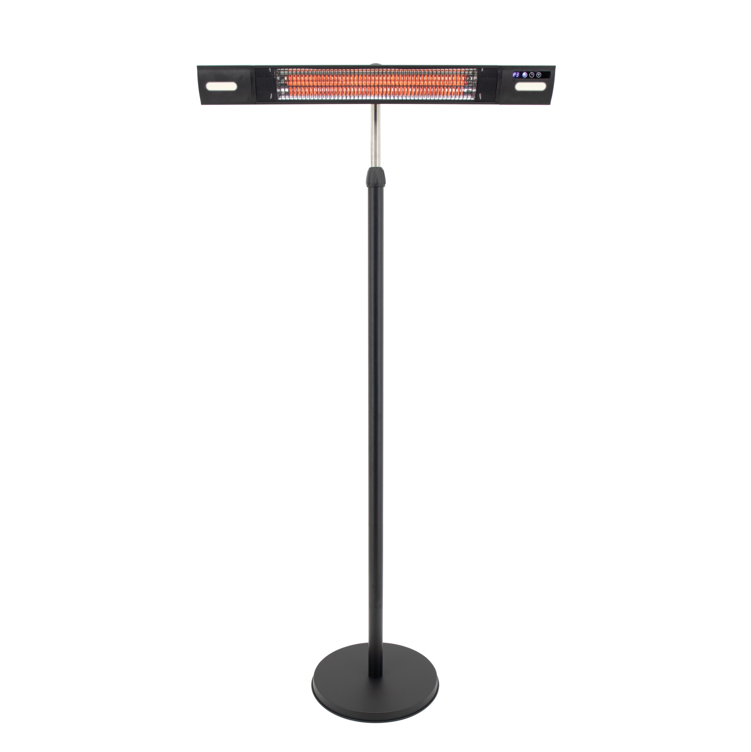 Chaufferette électrique infrarouge pour l'extérieur d'EnerG+ - Autonome avec LED et télécommande