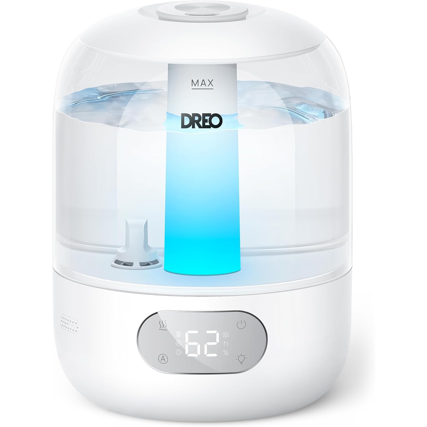 Dreo Ultrasonic Humidifier with Oil Diffuser, 3L Tank, Night Light, 30-Hour Runtime - Cool Mist for Bedroom, Nursery, and Home