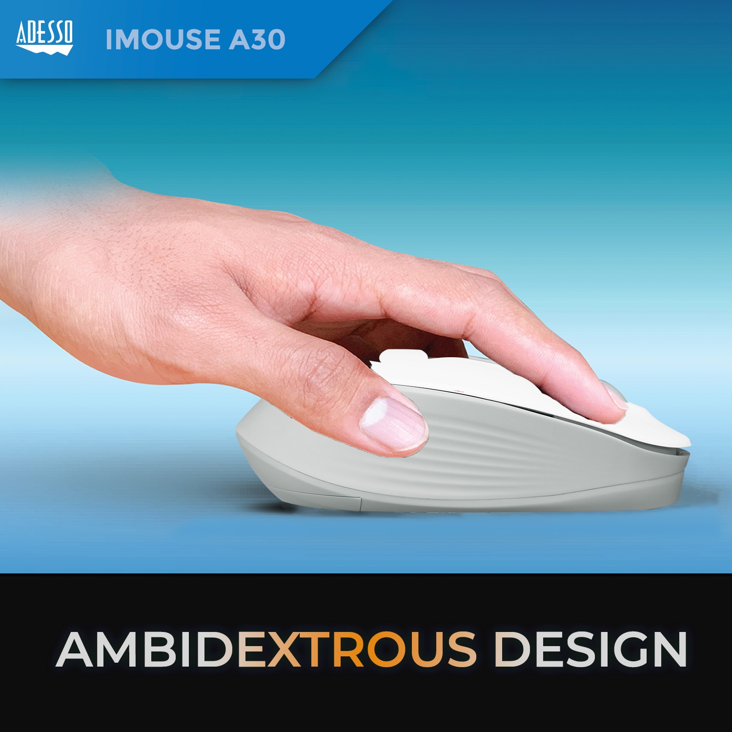 Adesso iMouse A30W Wireless Mouse with AI Copilot & 2.4GHz Connectivity