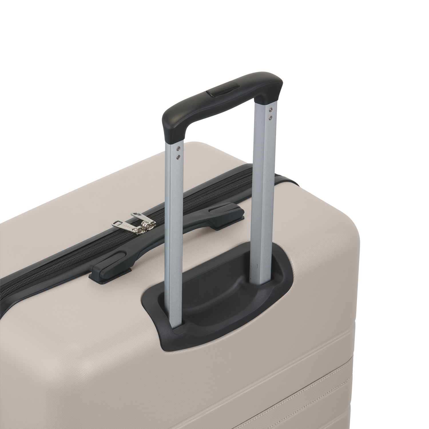 Bugatti - Lisbon 2 Piece Hardside Luggage Set with Expansion - Beige