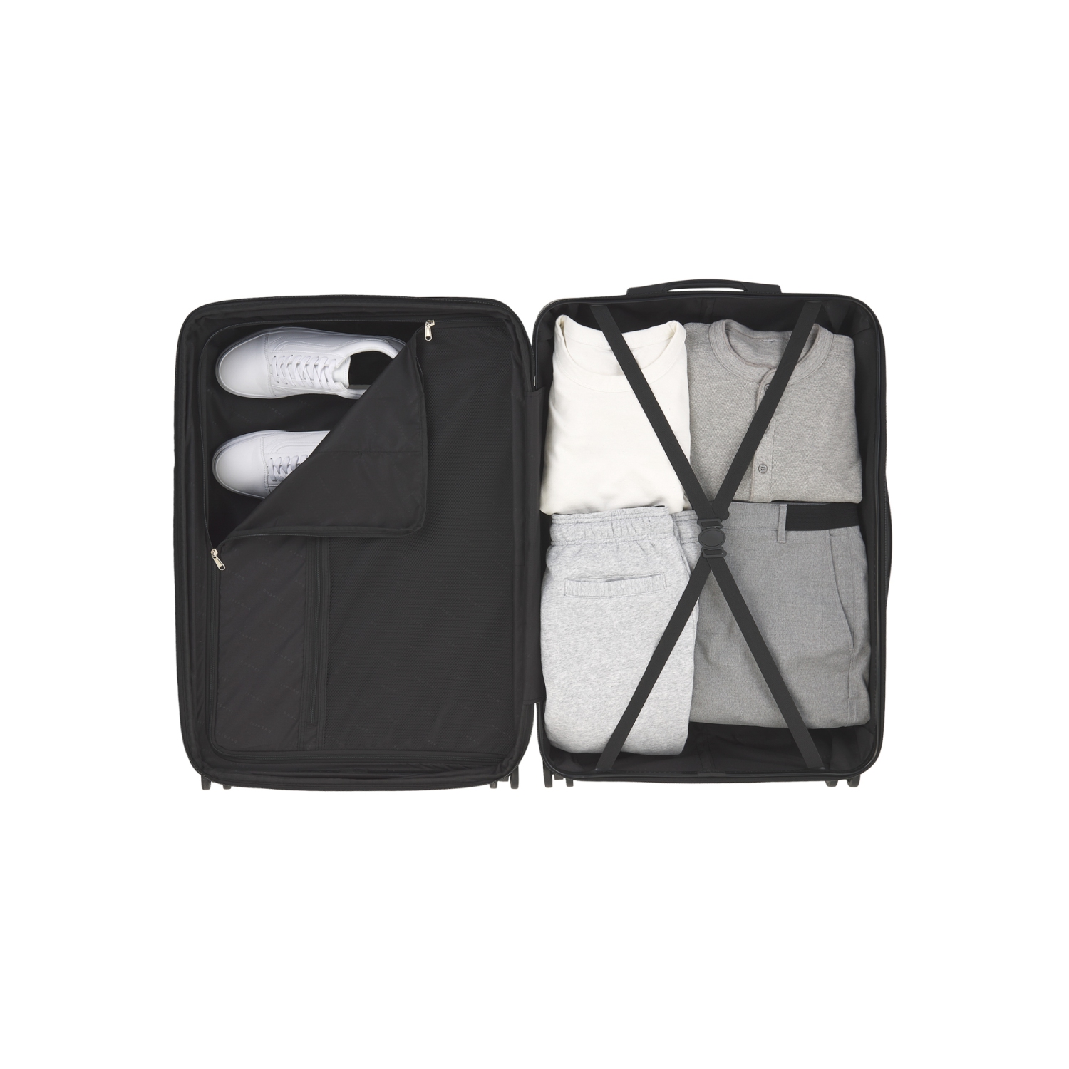 Ensemble de 2 valises rigides avec extension Lisbon de Bugatti