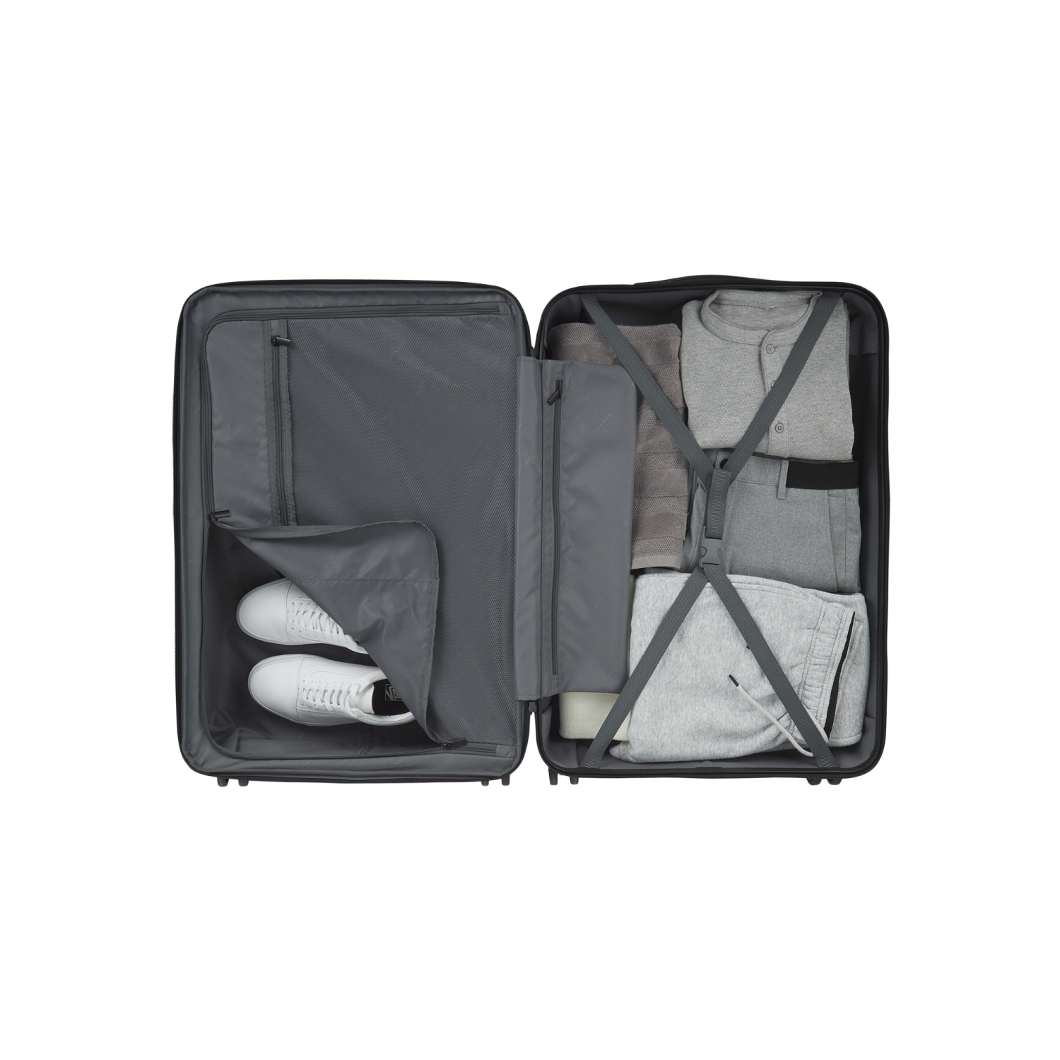 Grande valise rigide extensible The Classic de Bugatti - Brun