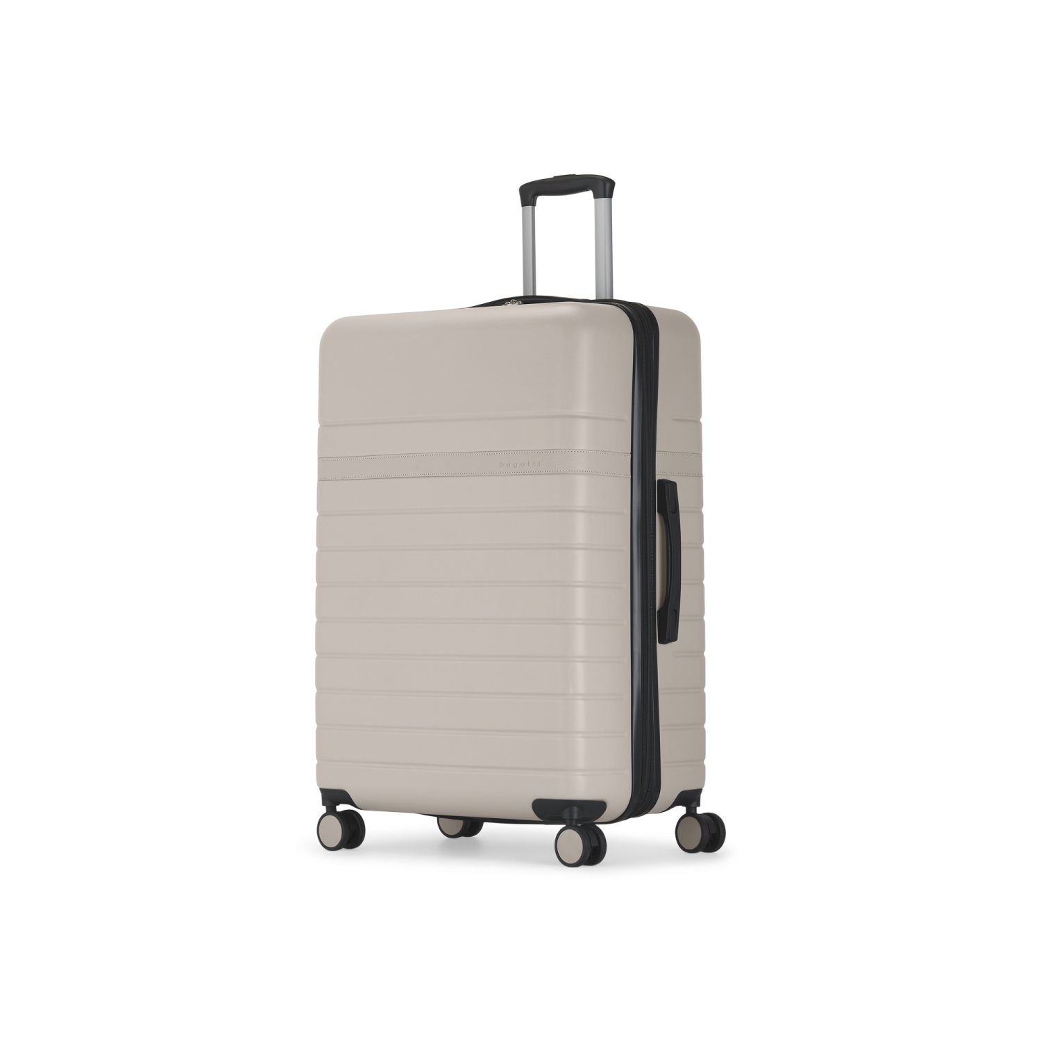 Grosse valise de cabine rigide avec extension Lisbon de Bugatti - Beige