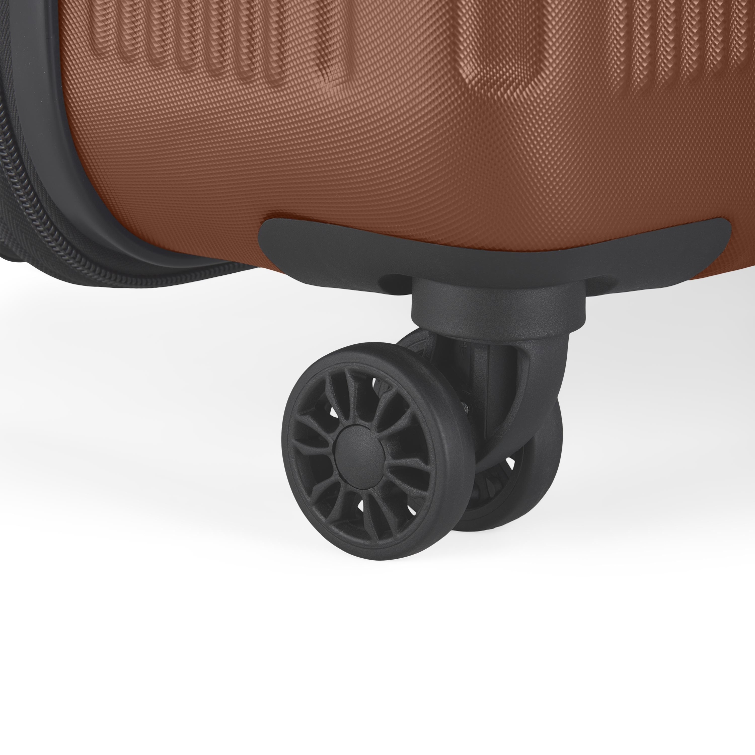 Bagage de cabine rigide Singapore à roulettes doubles de Bugatti - Brun