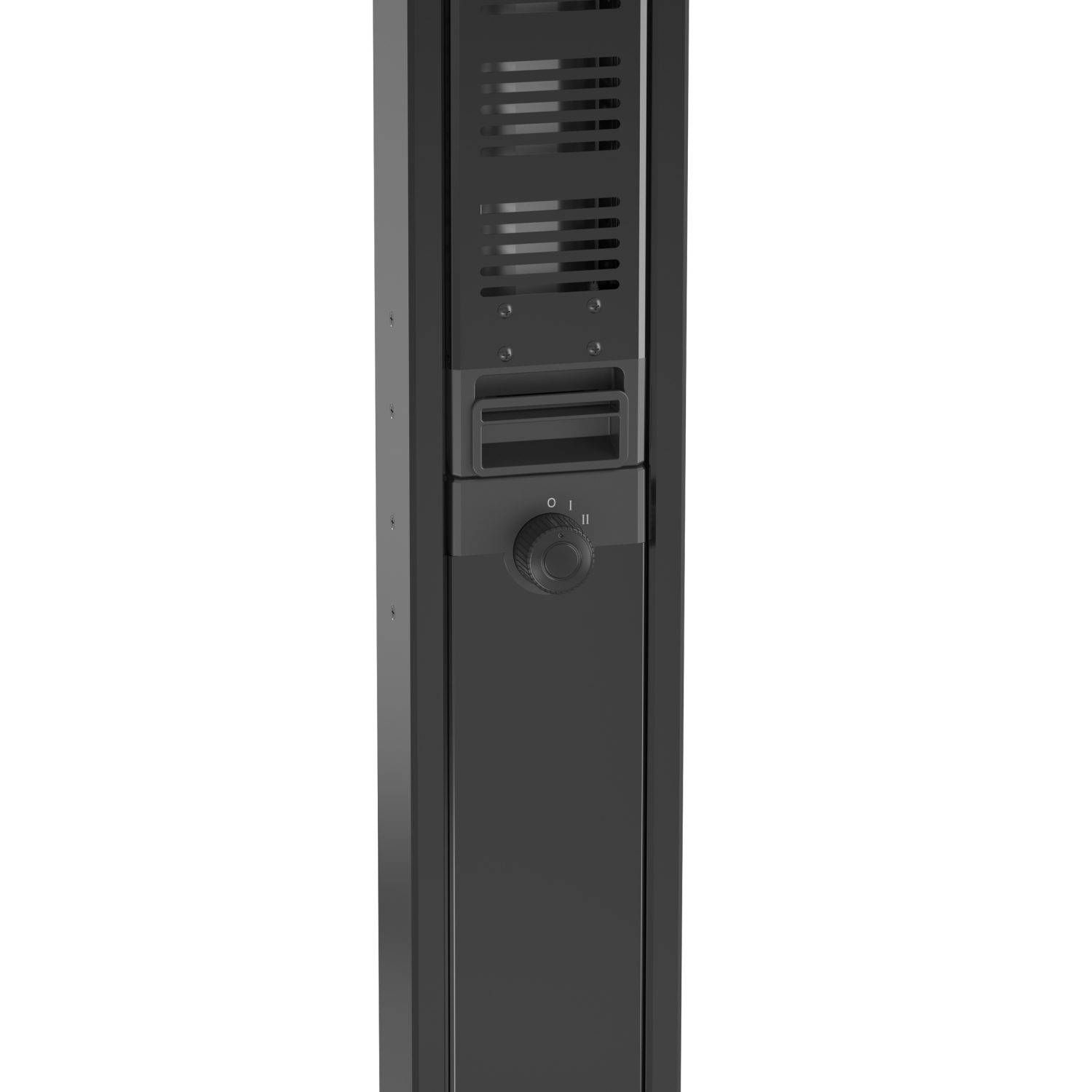 Radiateur vertical à angle réglable à infrarouges 1500 W de Deko Living avec tube en fibre de carbone