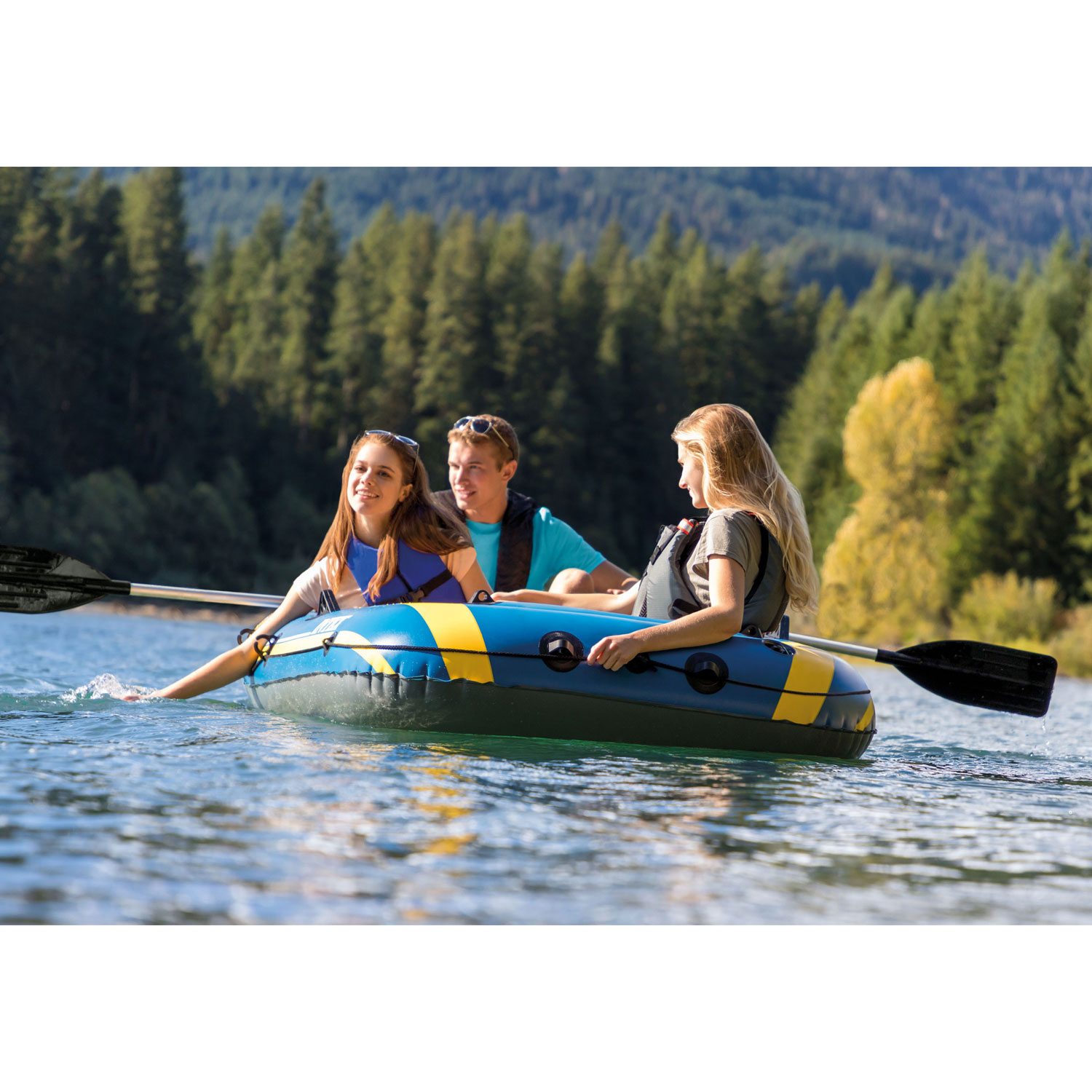 Intex Challenger 9.7 ft. 3-Person Inflatable Boat with Oars