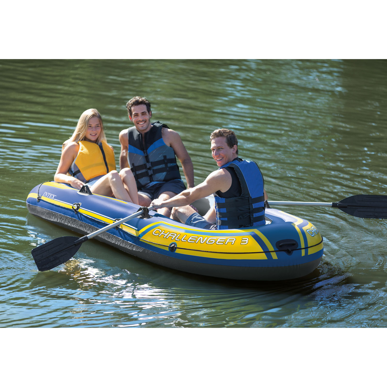 Intex Challenger 9.7 ft. 3-Person Inflatable Boat with Oars