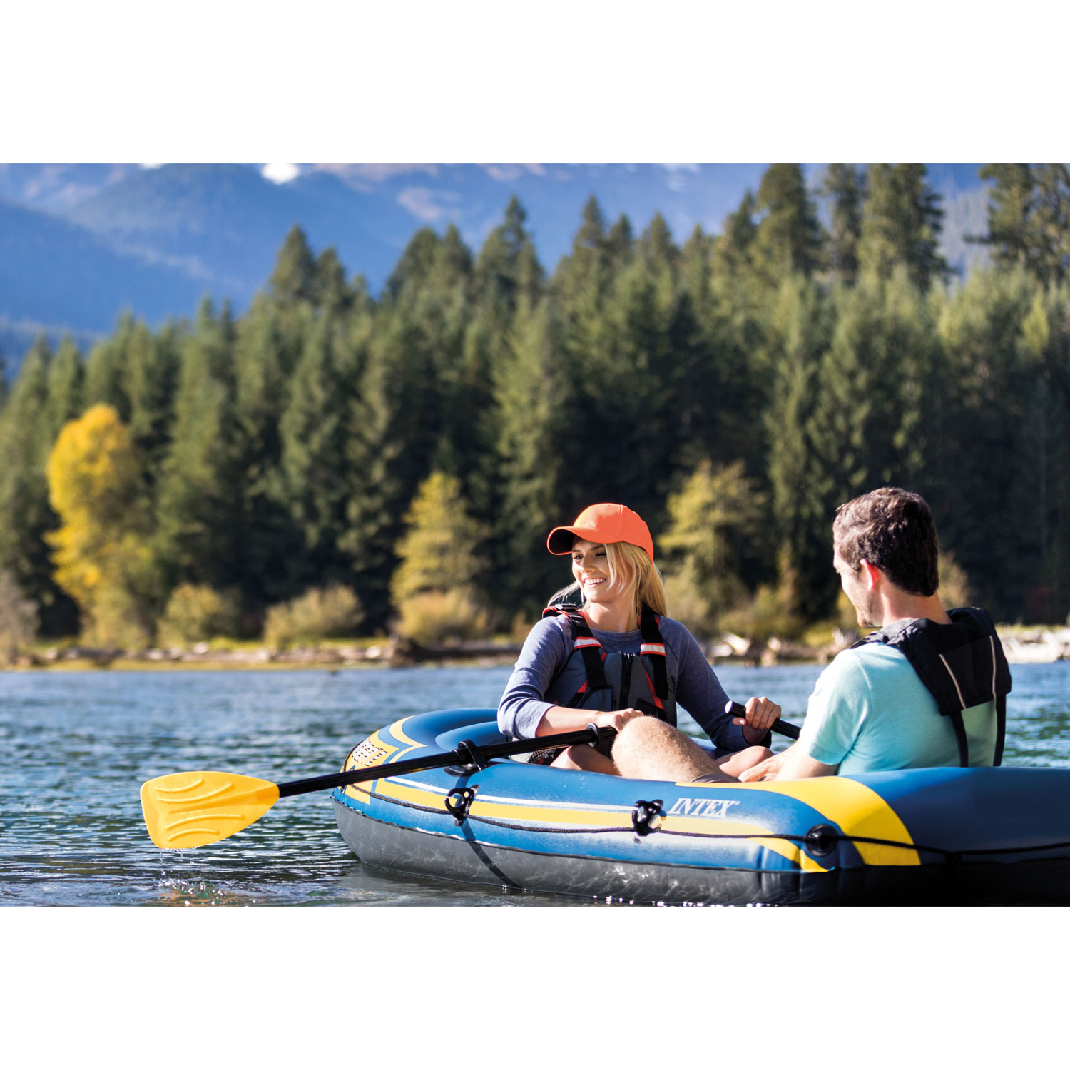 Intex Challenger 7.75 ft. 2-Person Inflatable Boat with Oars