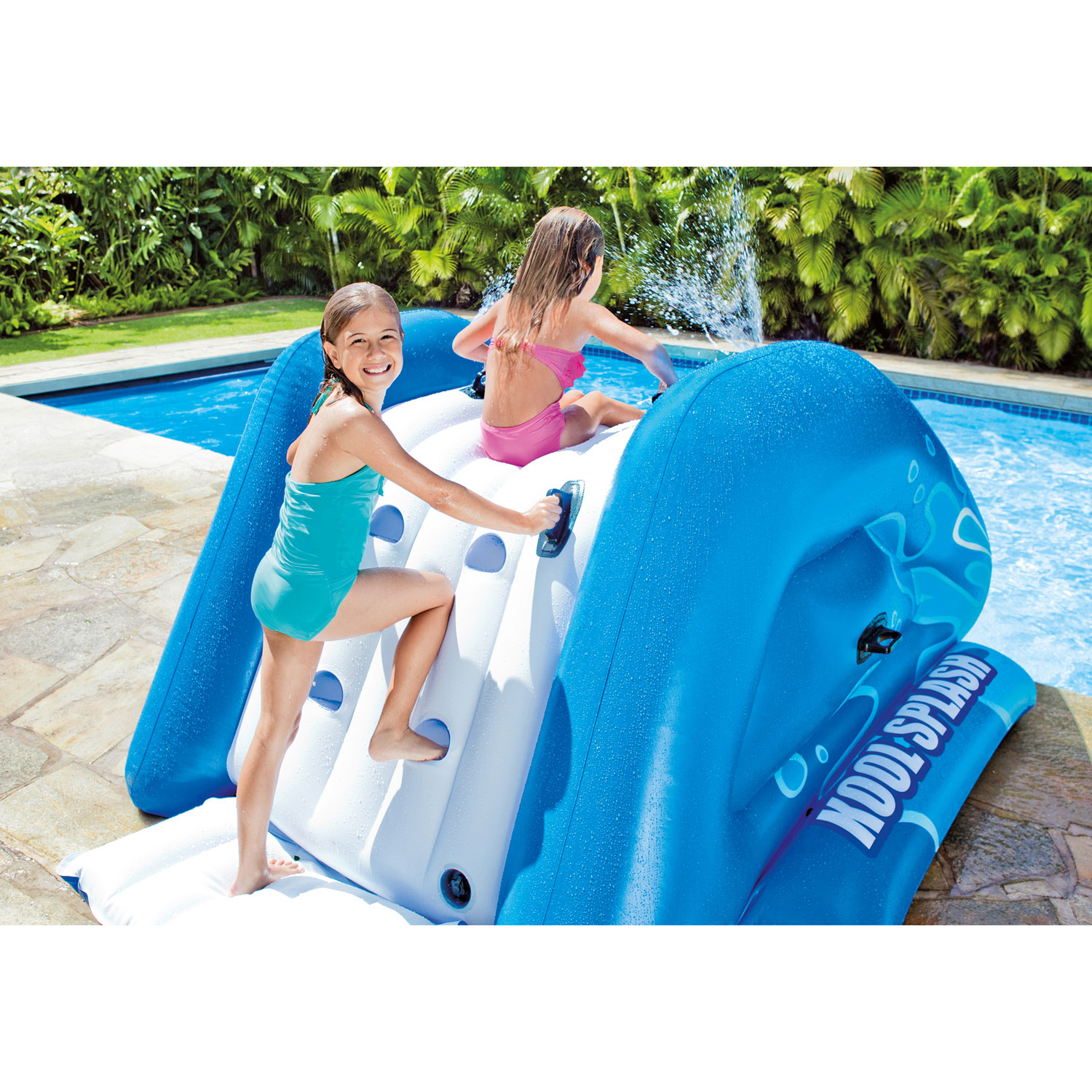 Intex Kool Splash Inflatable Water Slide with Sprayers