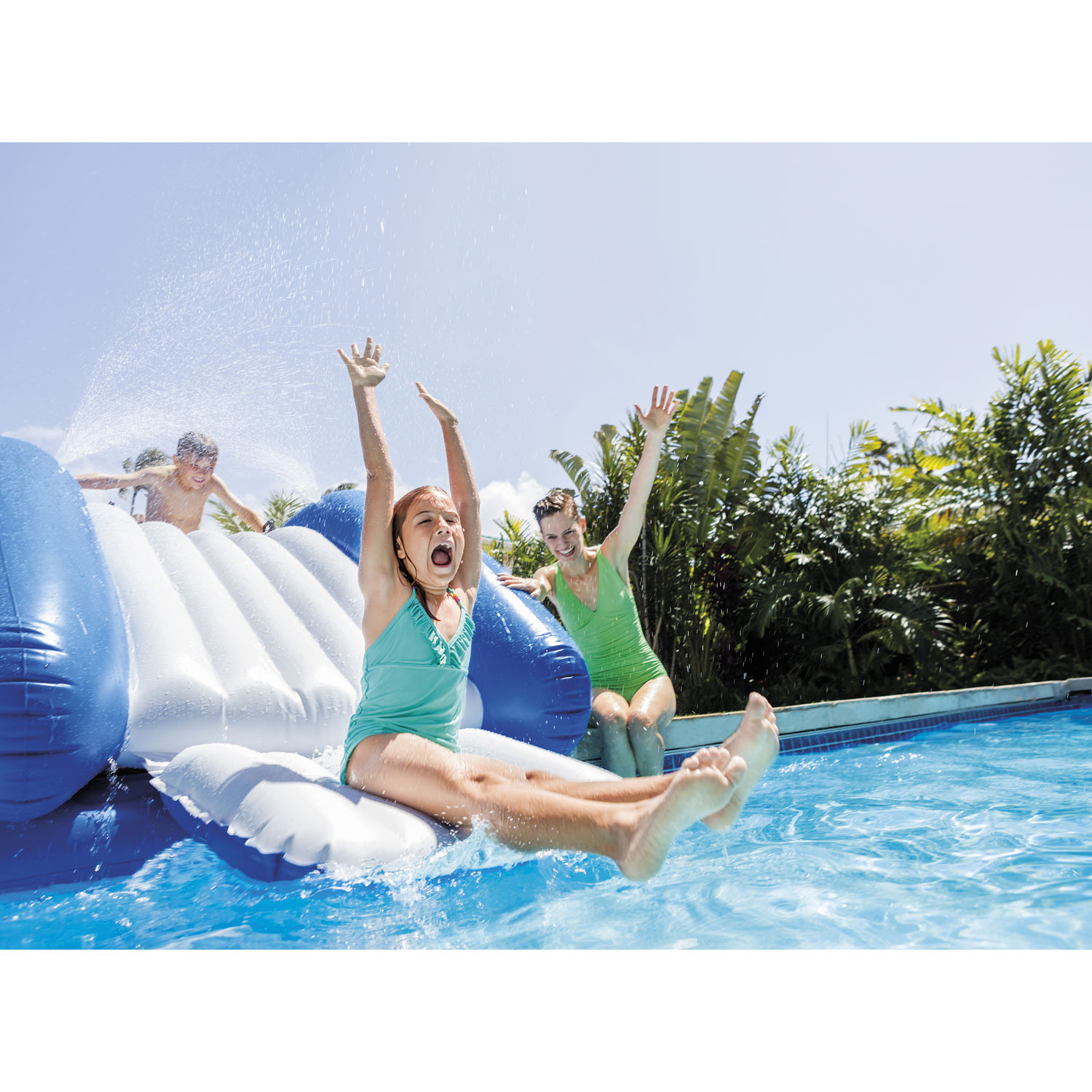 Intex Kool Splash Inflatable Water Slide with Sprayers