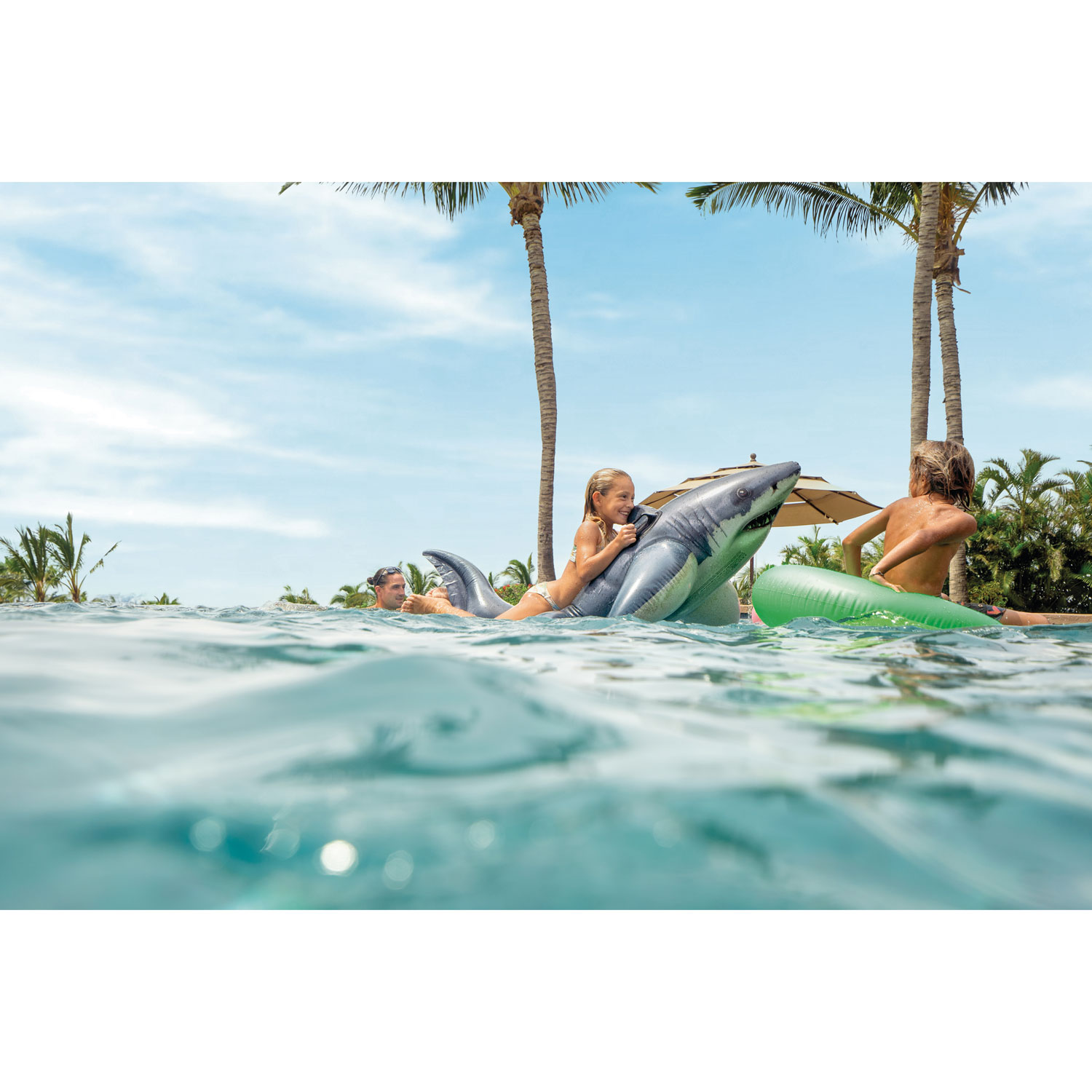 Intex Great White Shark Ride-On Inflatable Float