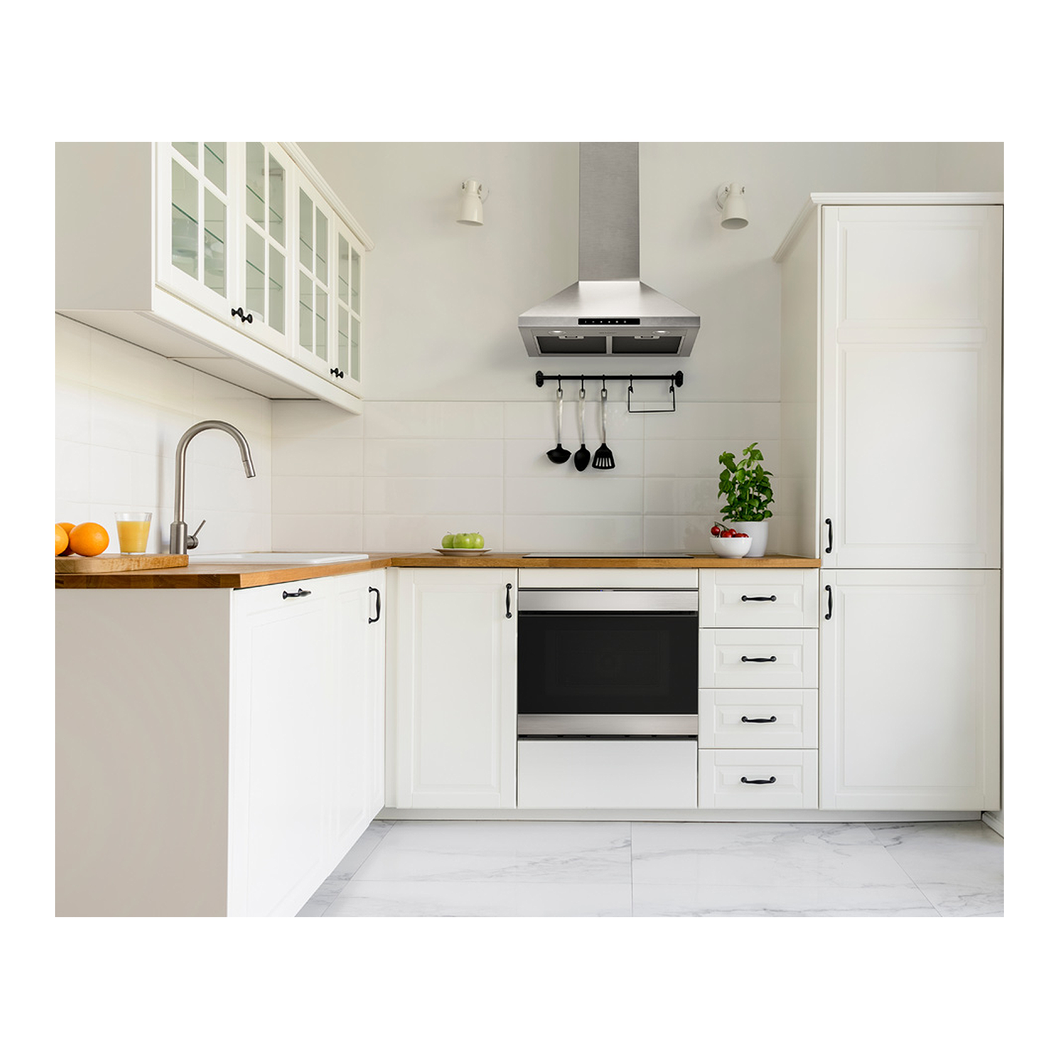 Four à micro-ondes à convection intelligent et tiroir à cuisson rapide encastrable 24&nbsp;po DE SHARP, SMD2499FSC