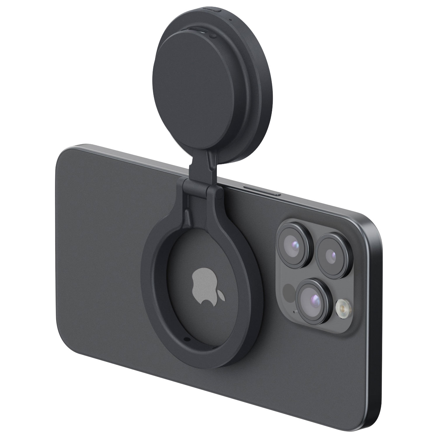 ShiftCam SnapPocket Smartphone Magnetic Mount Light with Mirror - Midnight