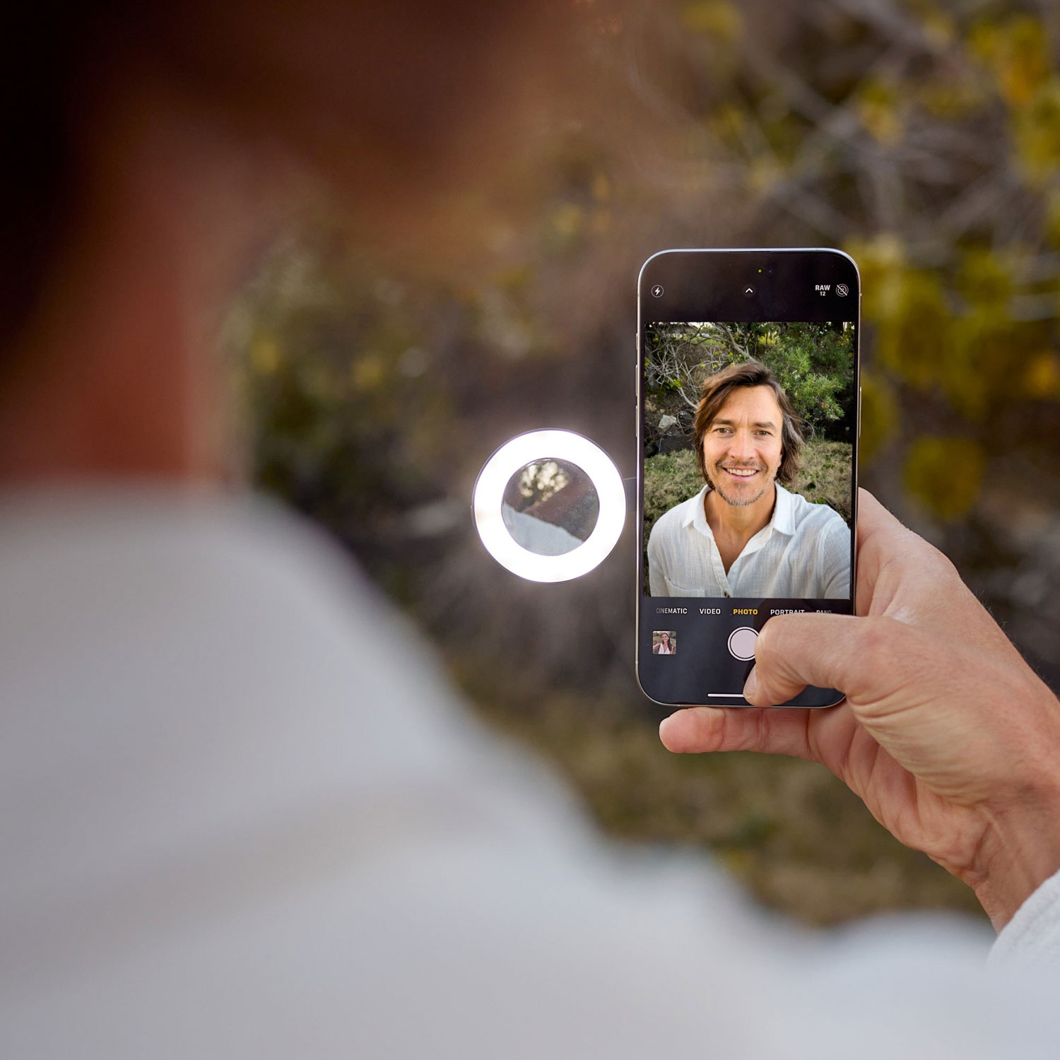 ShiftCam SnapPocket Smartphone Magnetic Mount Light with Mirror - Midnight