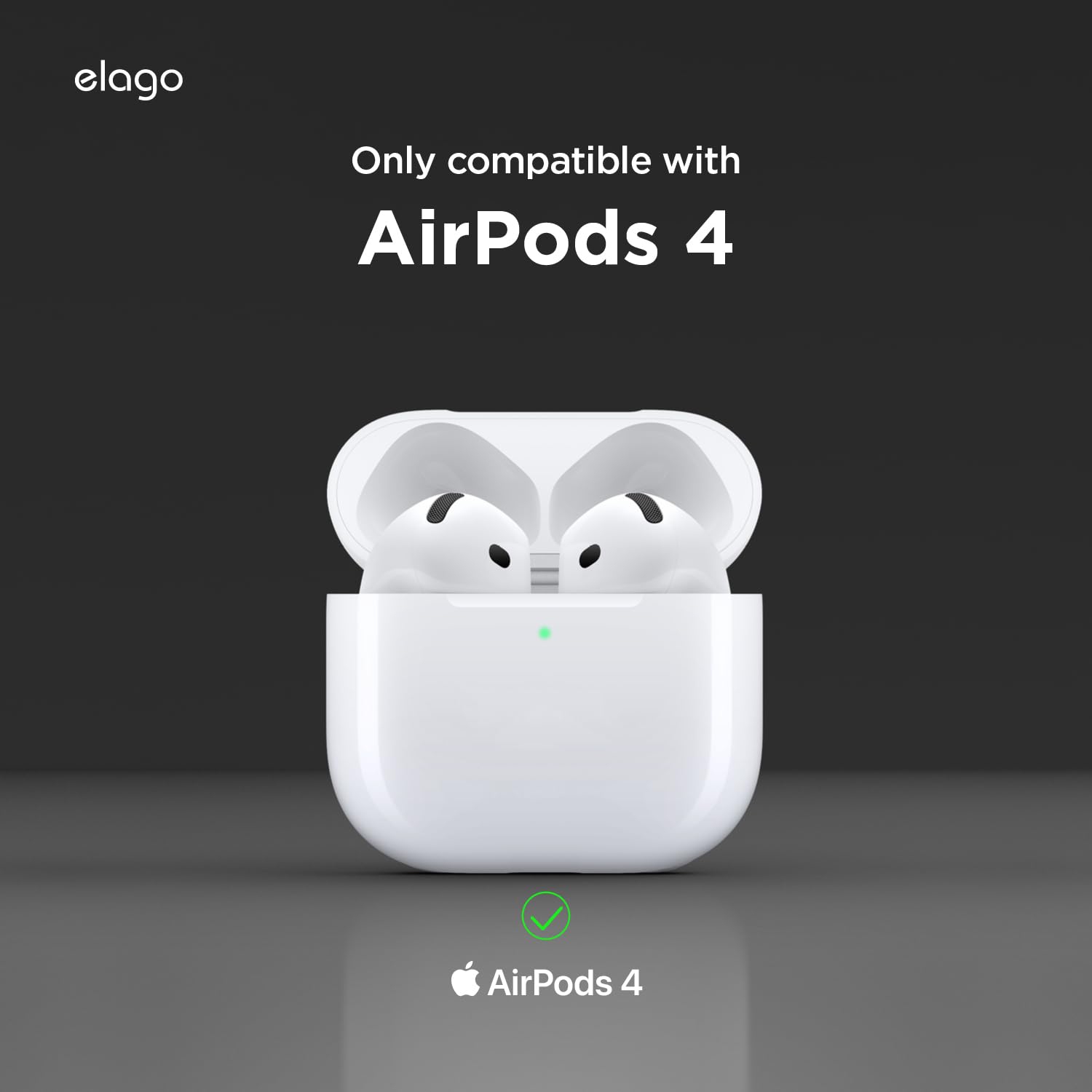 elago Cassette Player Hang Case Compatible with AirPods 4 Case - Supports Wireless Charging, Shock Resistant, Full Protection, Headphone Accessories,