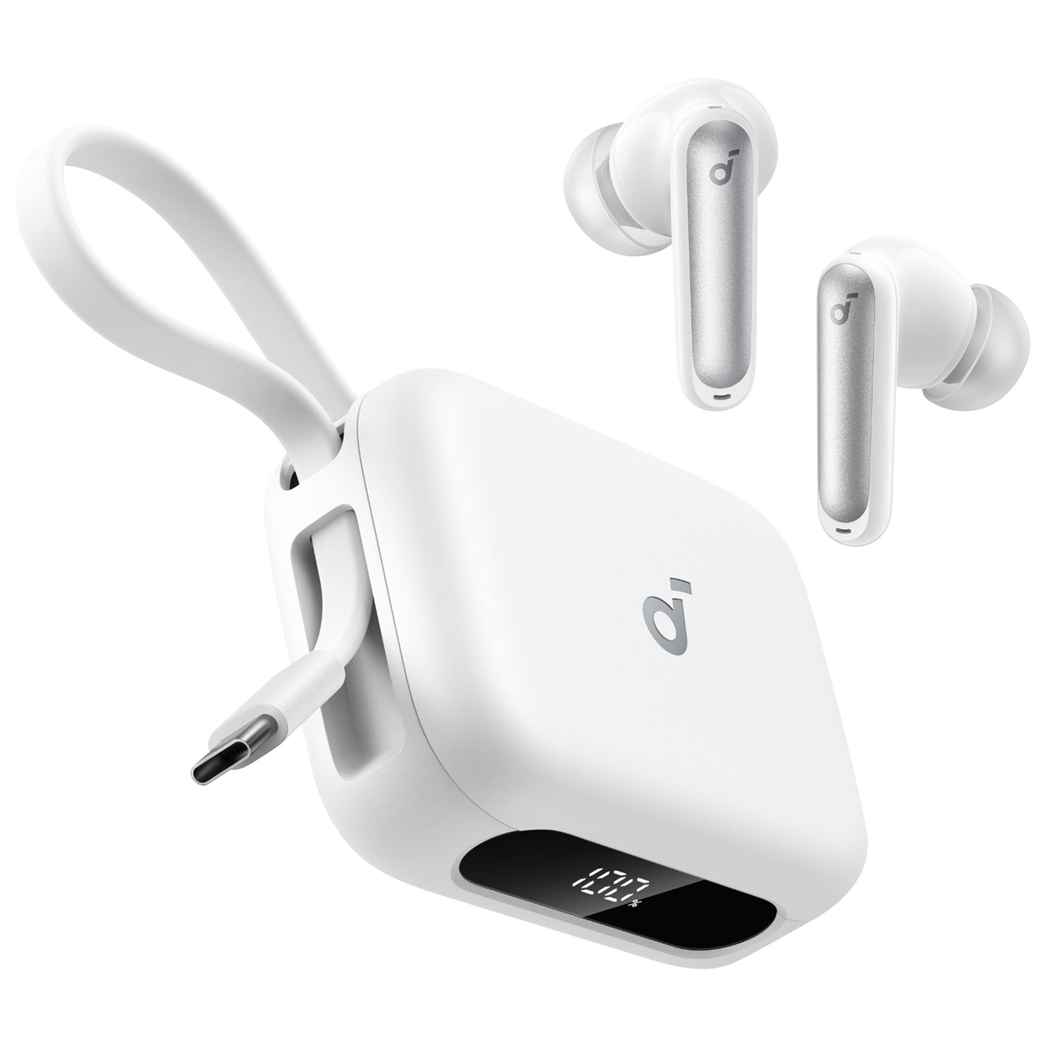 Écouteurs boutons 100 % sans fil à suppression du bruit P41i de Soundcore par Anker - Blanc