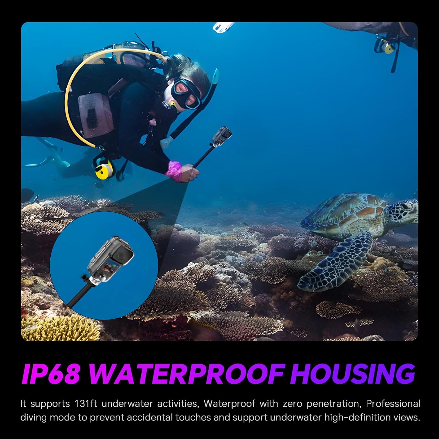 Ensemble d'accessoires pour mini caméra d'action 4K SJCAM C200