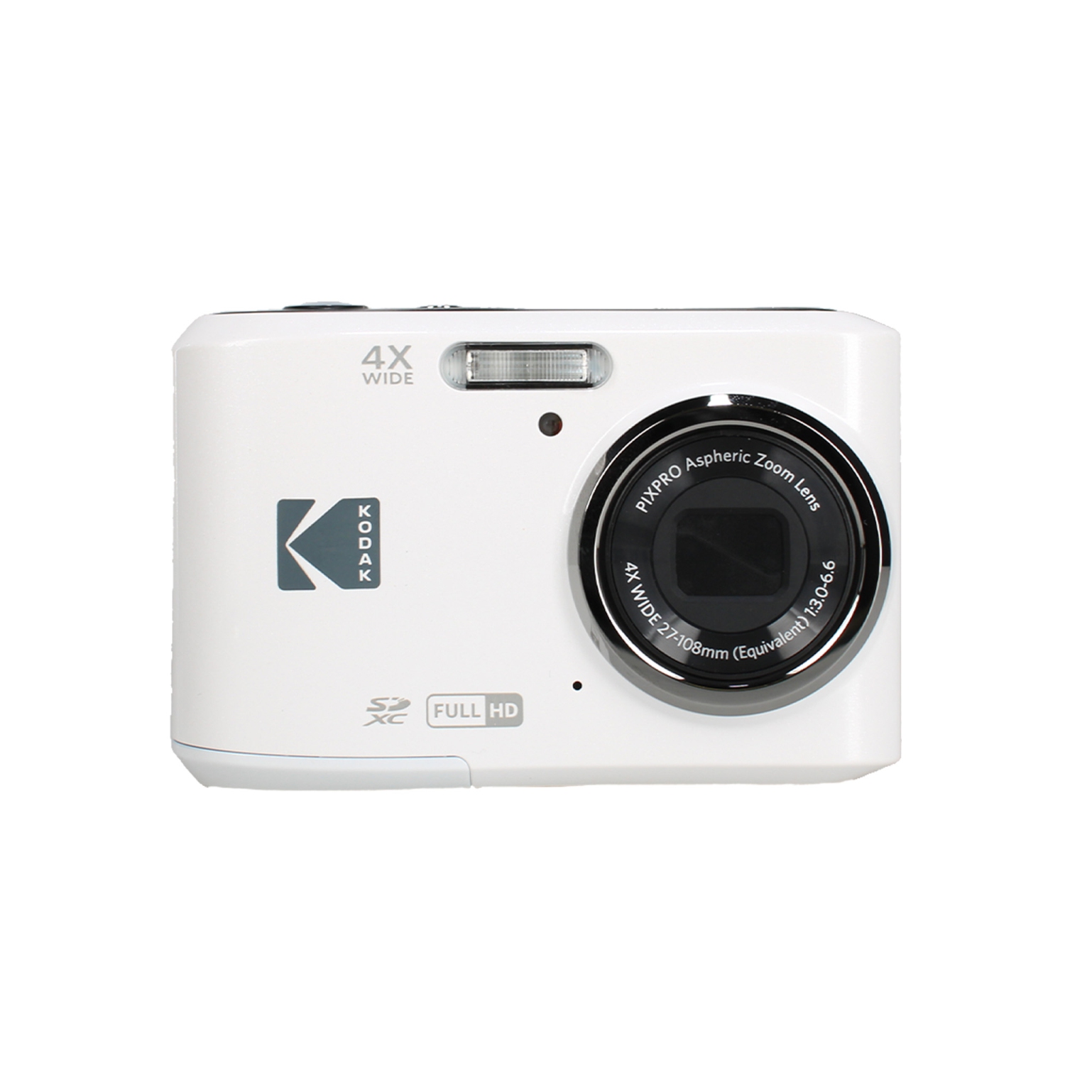 Kodak Pixpro FZ45 Digital Camera in White Bundle with Accessories