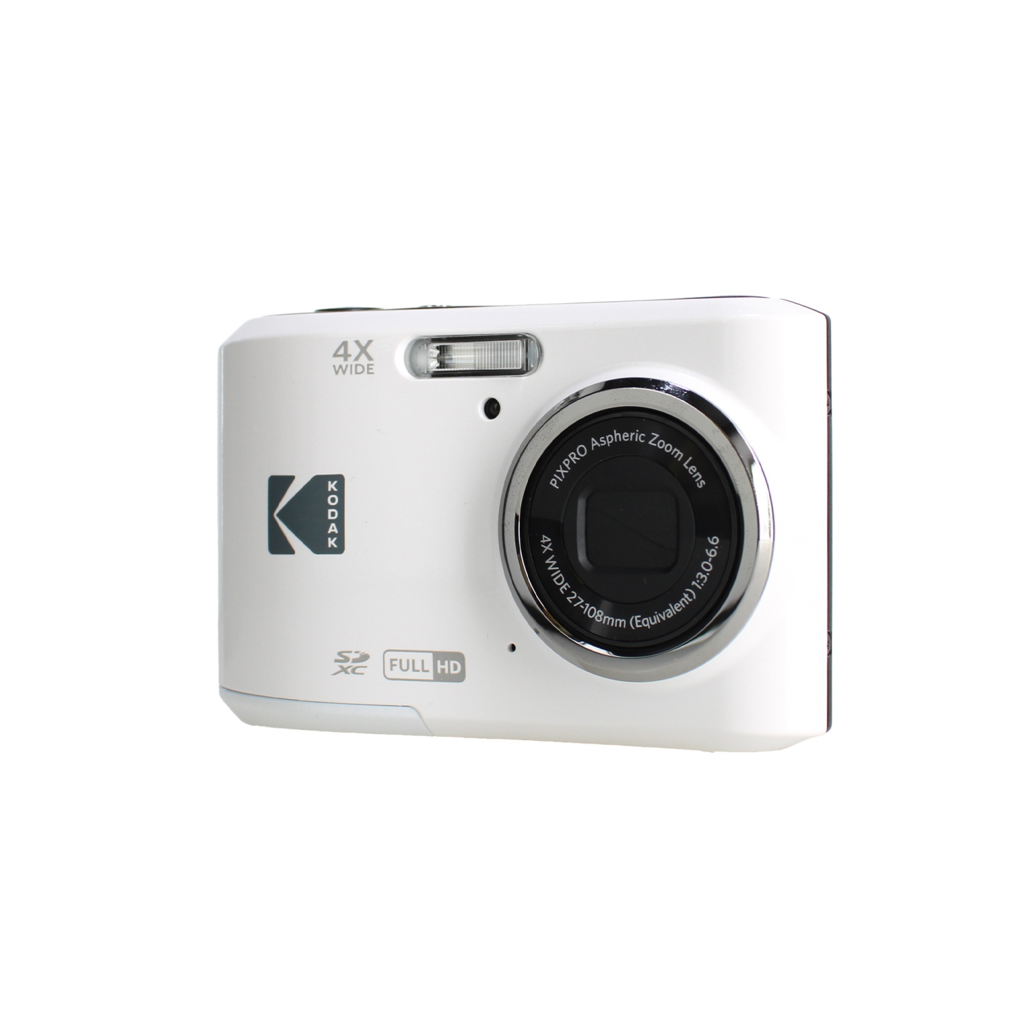 Kodak Pixpro FZ45 Digital Camera in White Bundle with Accessories