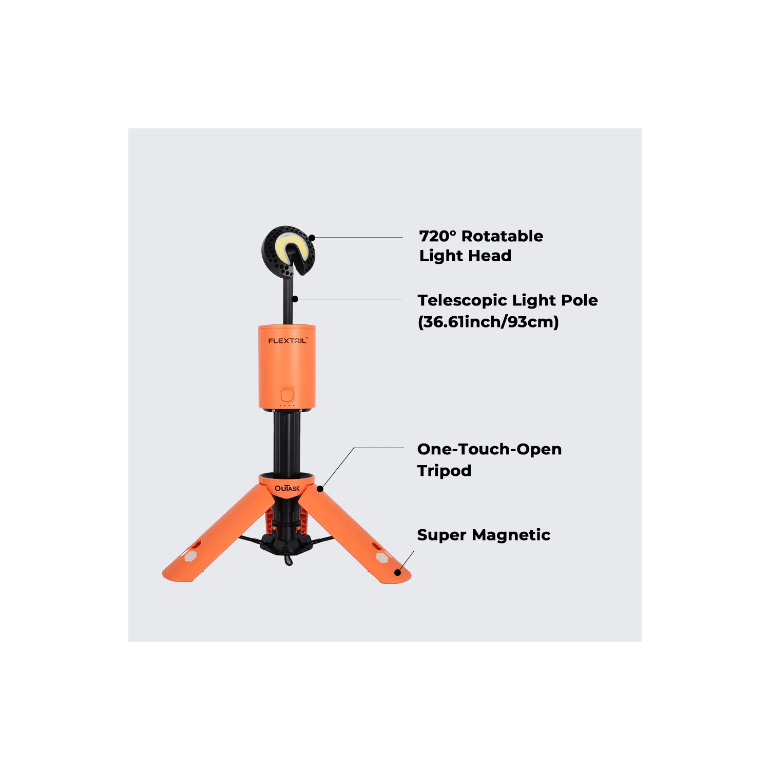 Evo Lantern - 2-in-1 Telescopic Lantern for Versatile Lighting