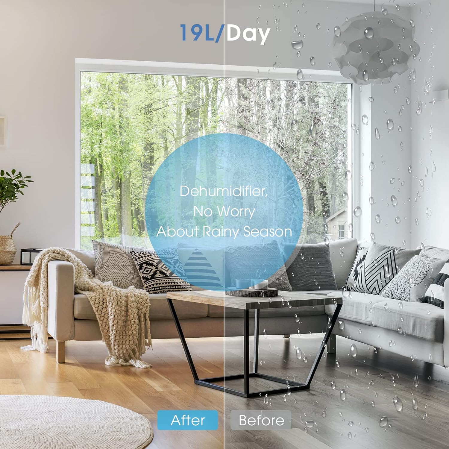 ZAFRO 8,000 BTU Portable Air Conditioner with Remote Control, Portable AC Unit for Room Up to 350 Sq.Ft, 3-in-1 Air Conditioner with Digital