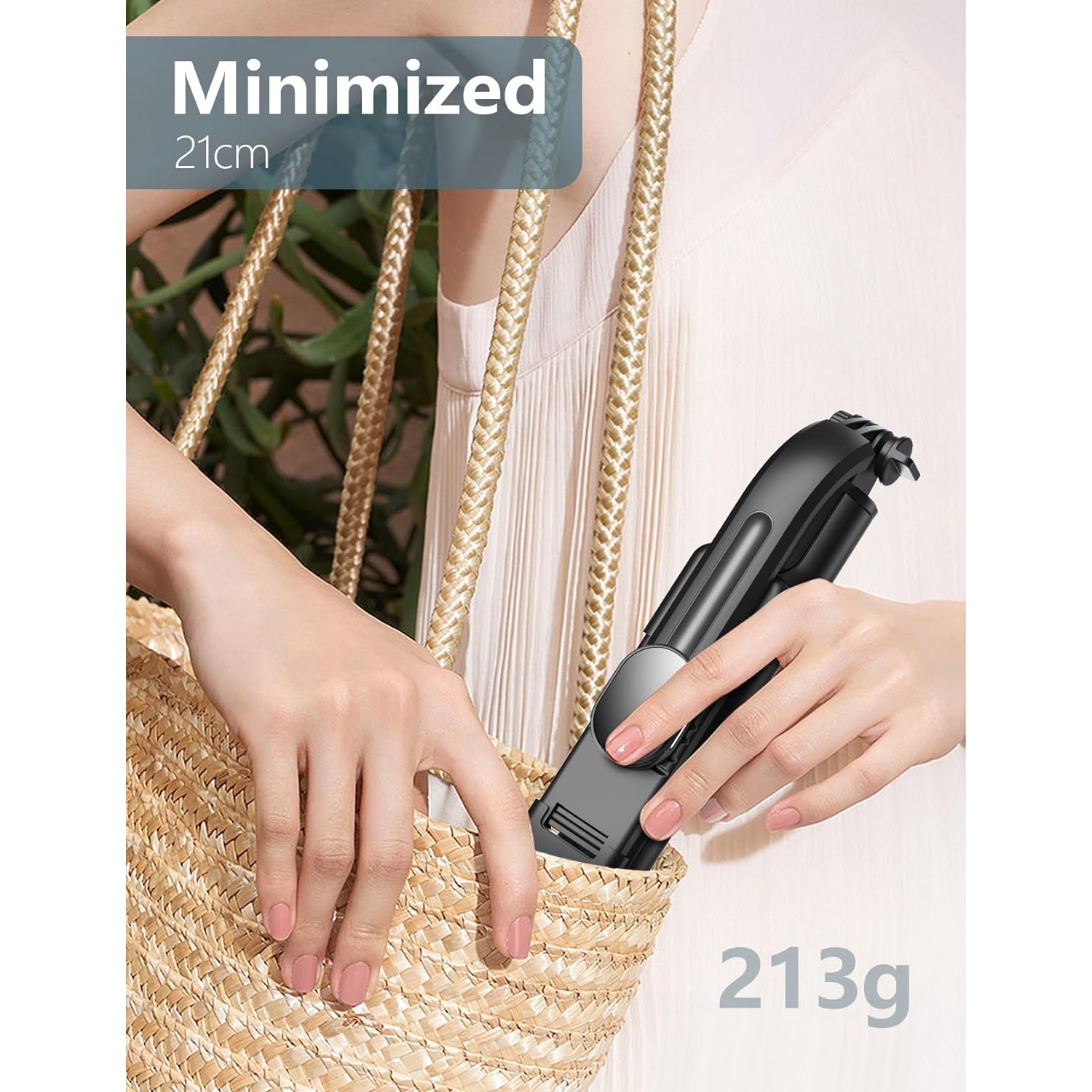 Tripod with Light, 45" Selfie Stick with Wireless Remote, Portable Phone Tripod Compatible with iPhone 16/15 Pro Max/15/14 Pro/14/13, Samsung S22/