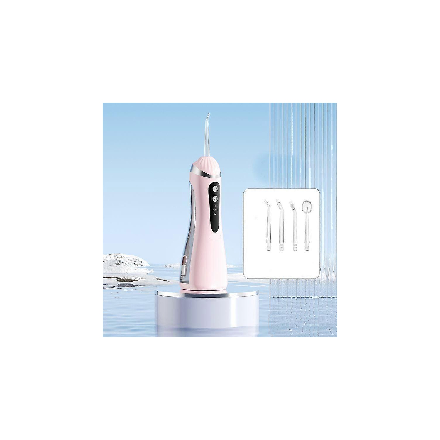 Professional Oral Irrigator - IPX6 Waterproof, 0.6mm Jet Stream & Gum Care Modes